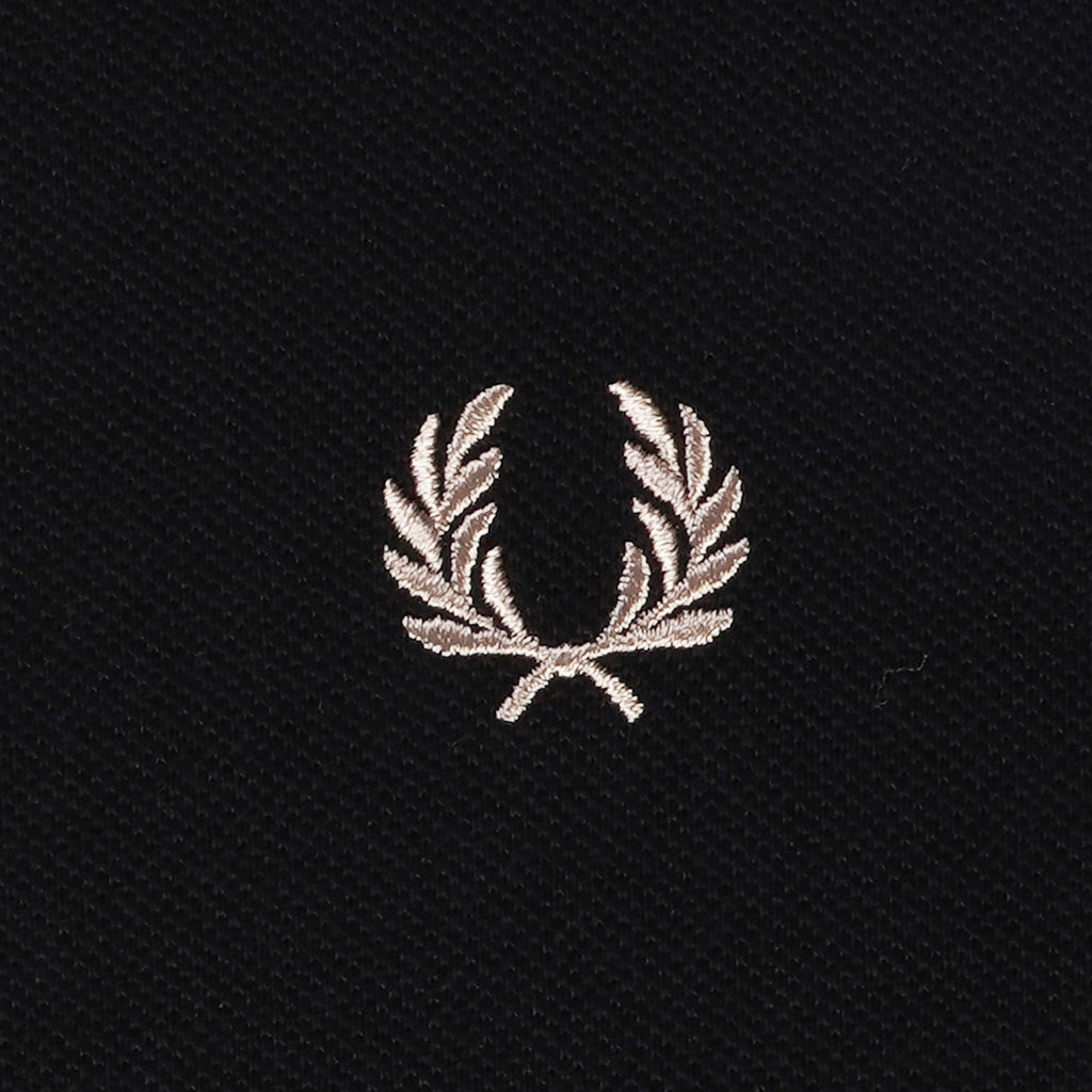 Fred Perry M3600 Twin Tipped Polo Shirt - Black