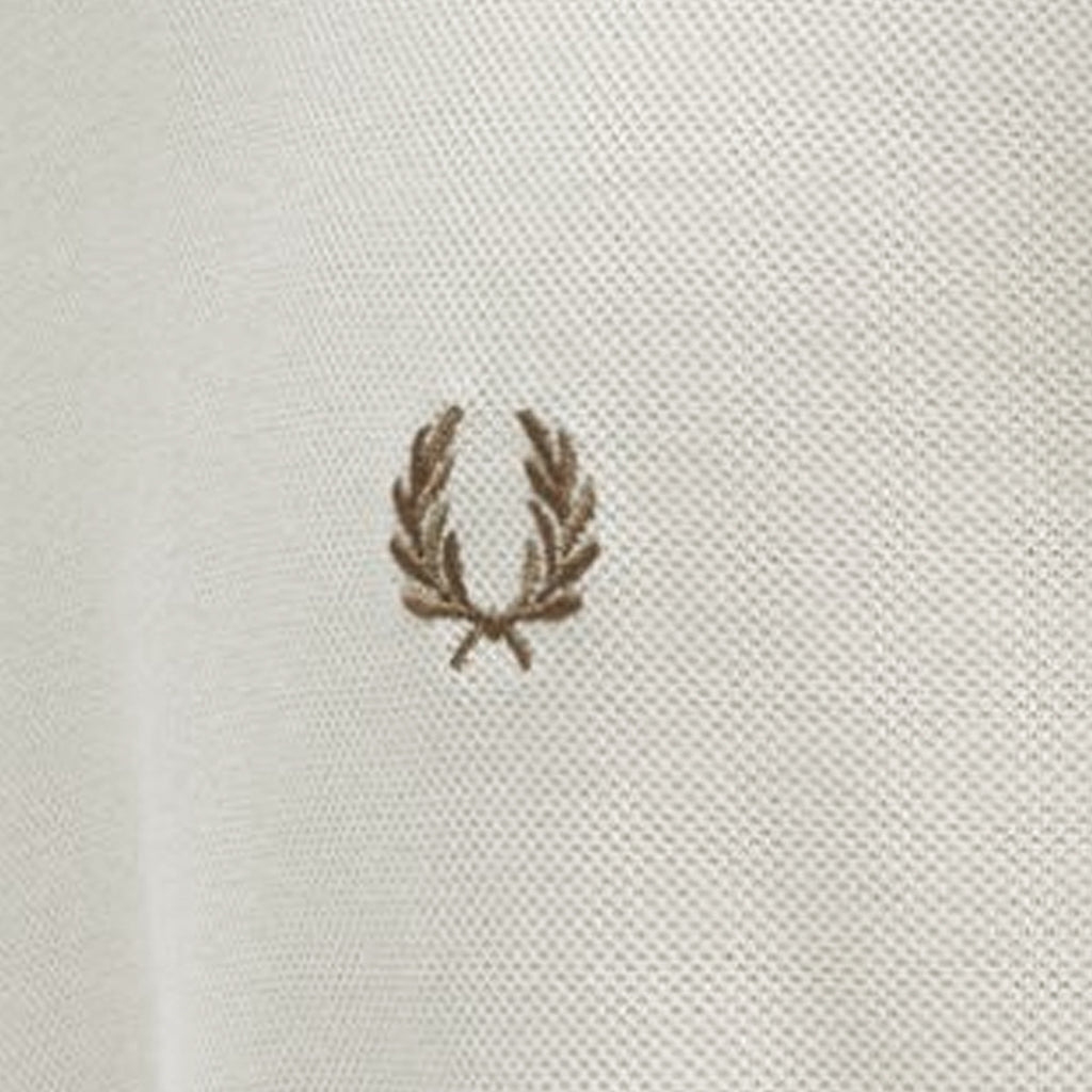 Fred Perry Reissues M7 Crew Neck Piqu  T-Shirt - Snow White