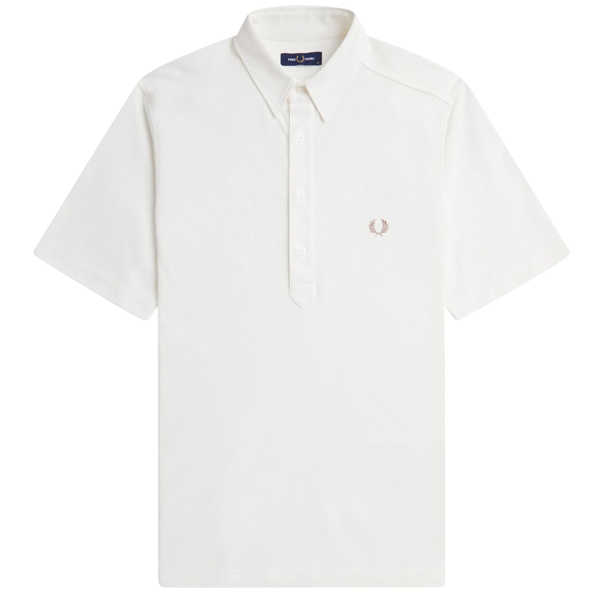 Fred Perry Pullover Shirt - Snow White