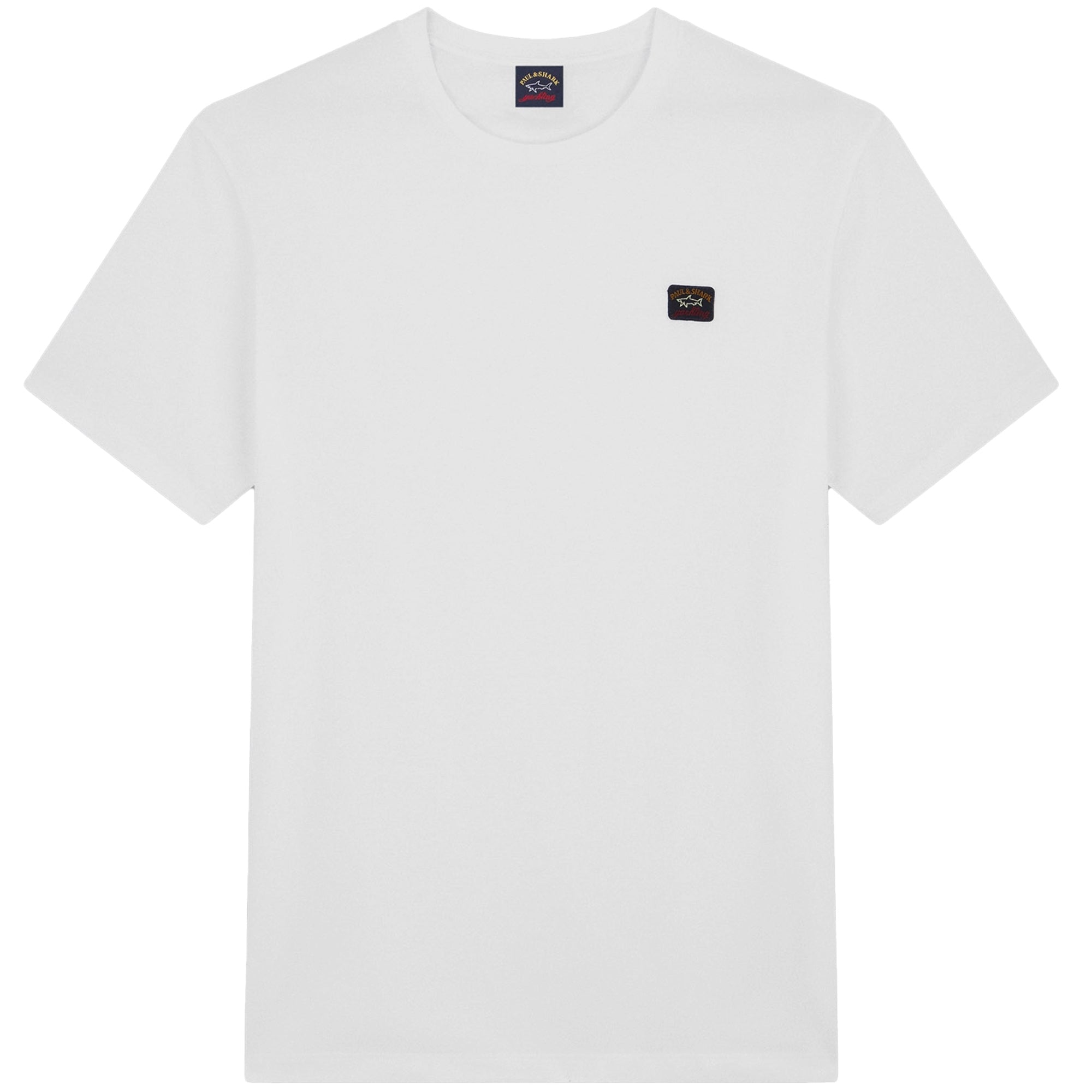 Paul and Shark Short Sleeve Cotton T-Shirt - White