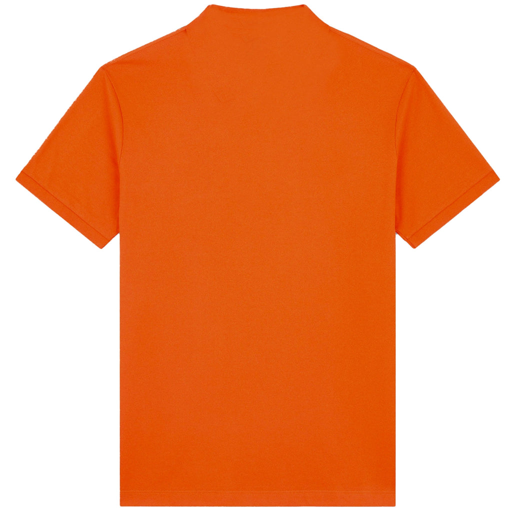 Paul and Shark Short Sleeve Cotton Polo Shirt - Flame