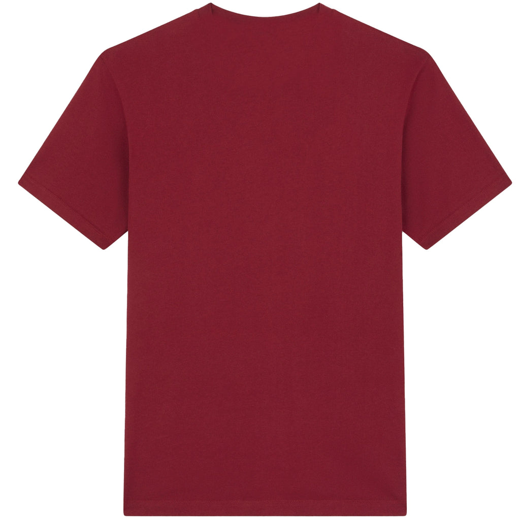 Paul and Shark Short Sleeve Cotton T-Shirt - Burgundy