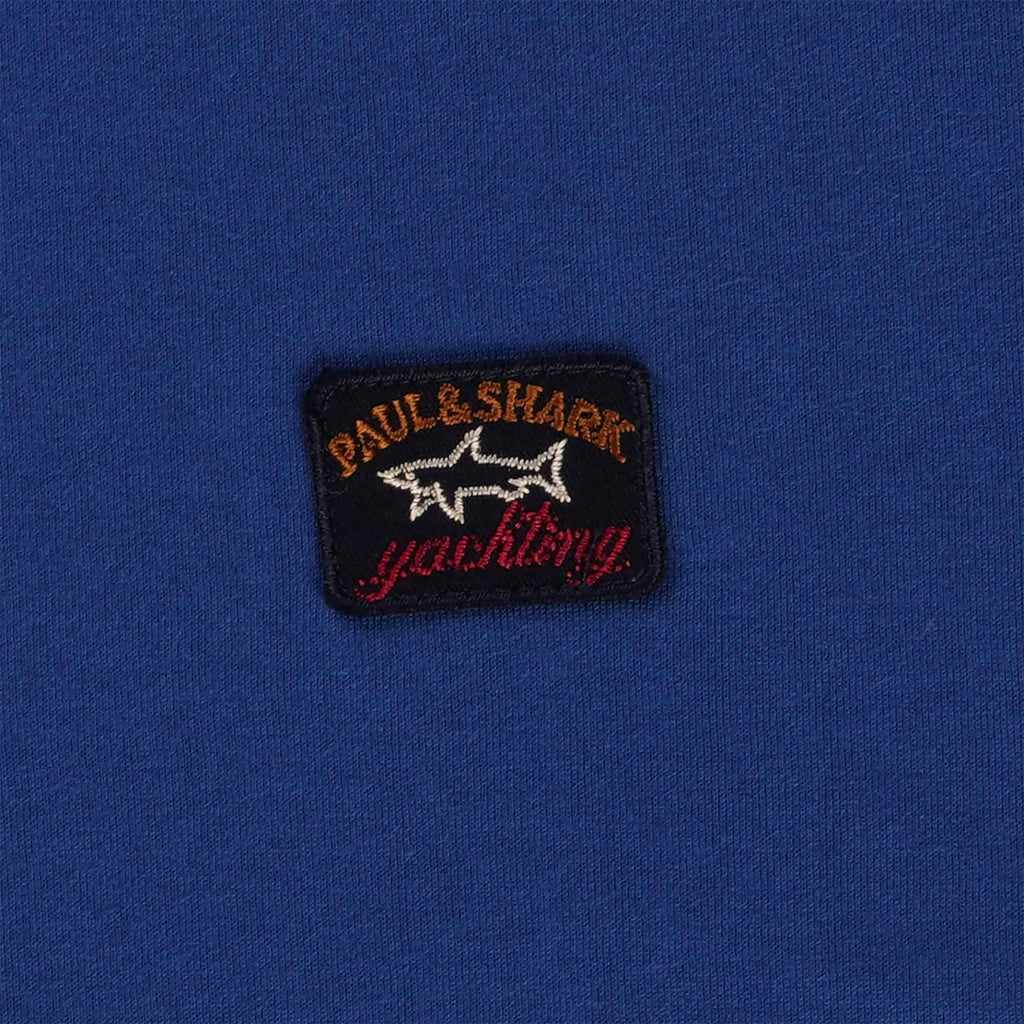 Paul and Shark Short Sleeve Cotton T-Shirt - Blue