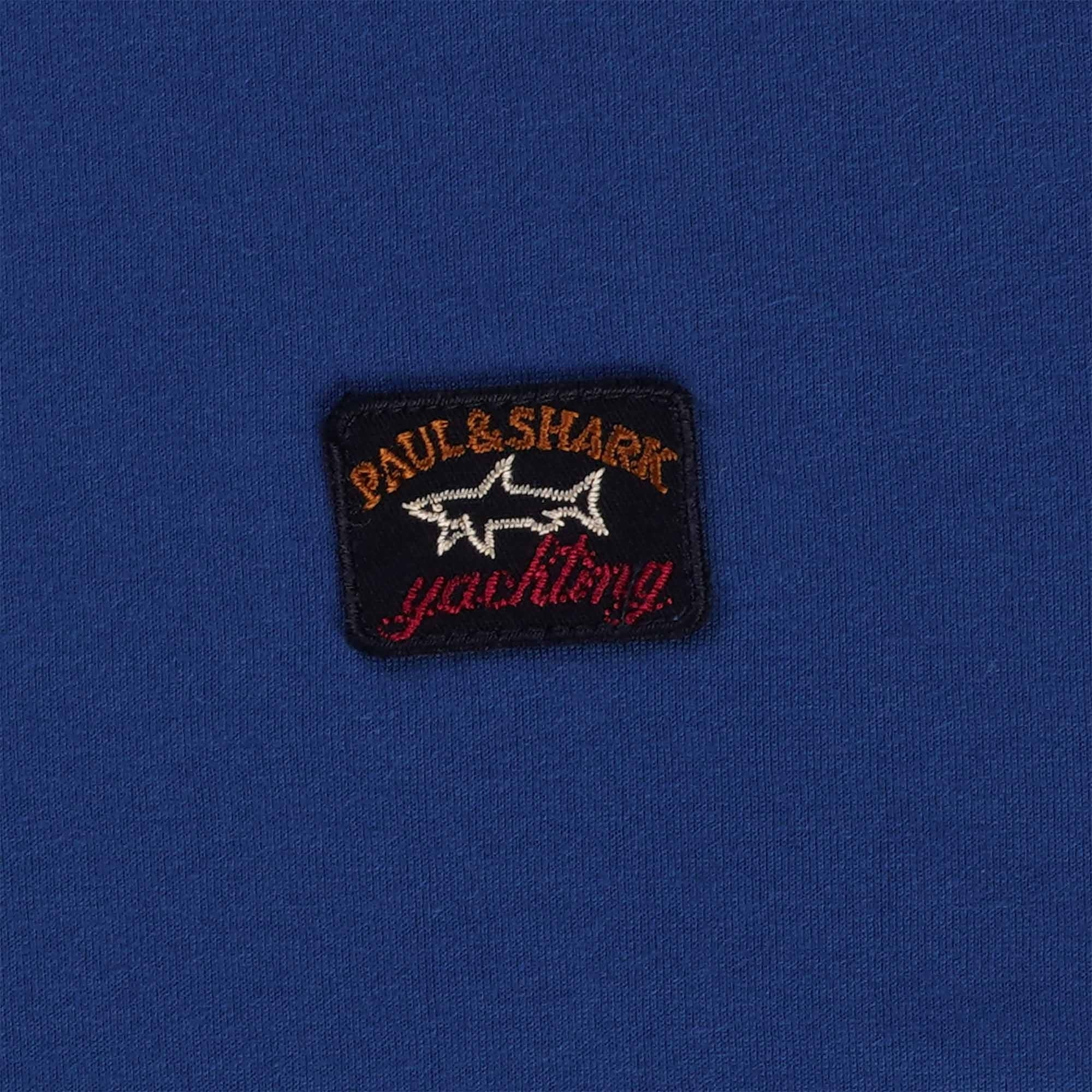 Paul and Shark Short Sleeve Cotton T-Shirt - Blue