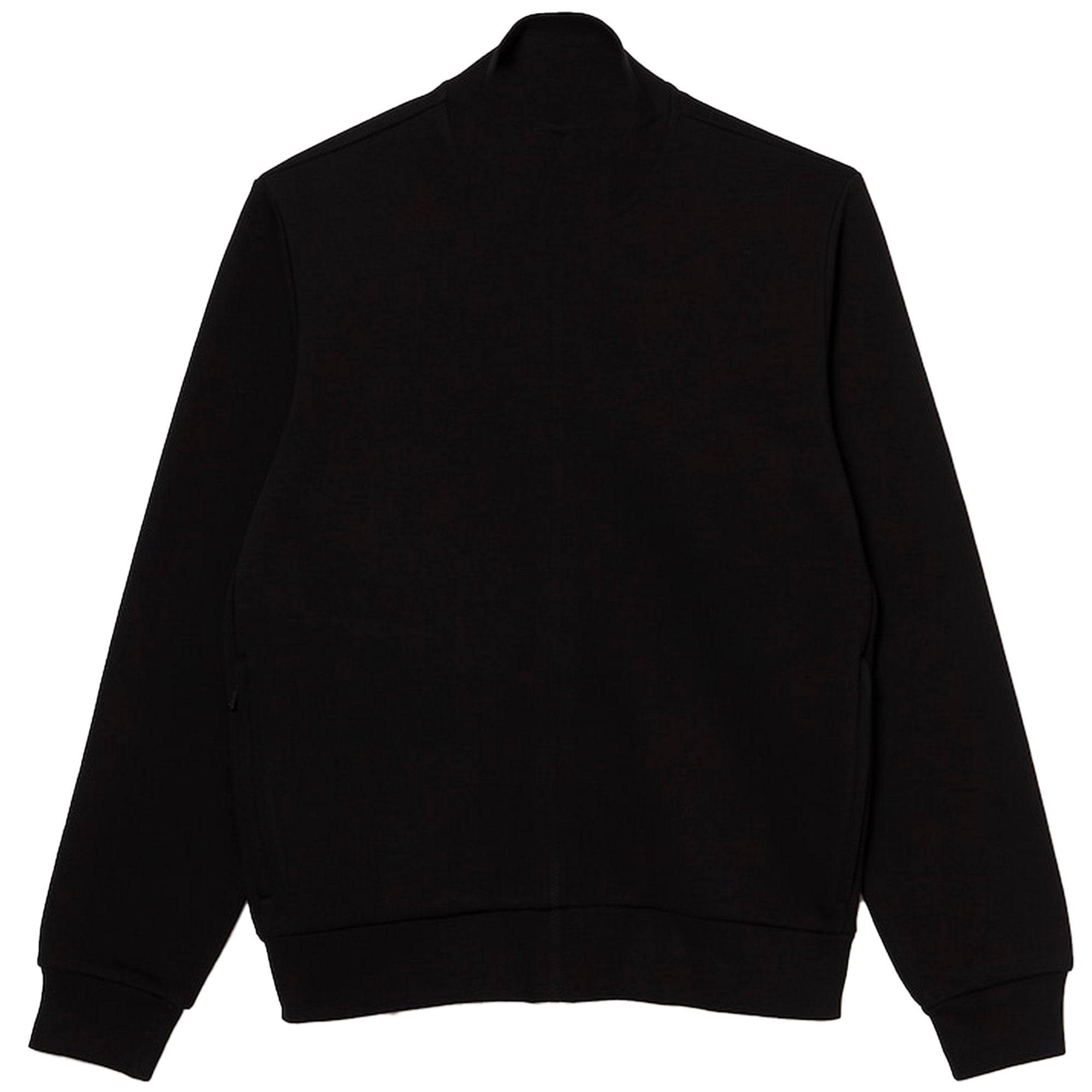Lacoste Brushed Fleece Zipped Sweatshirt - Black
