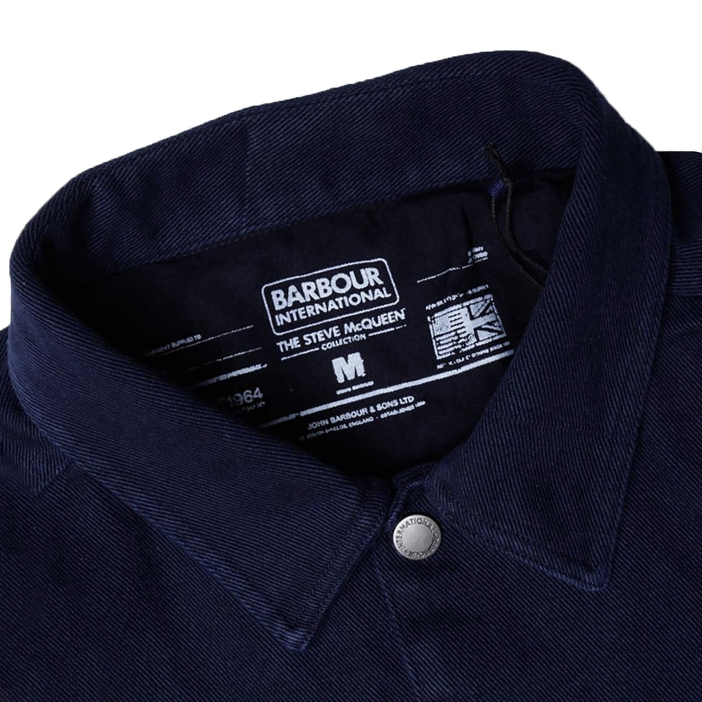 Barbour International Josh Overshirt - Dress Blue