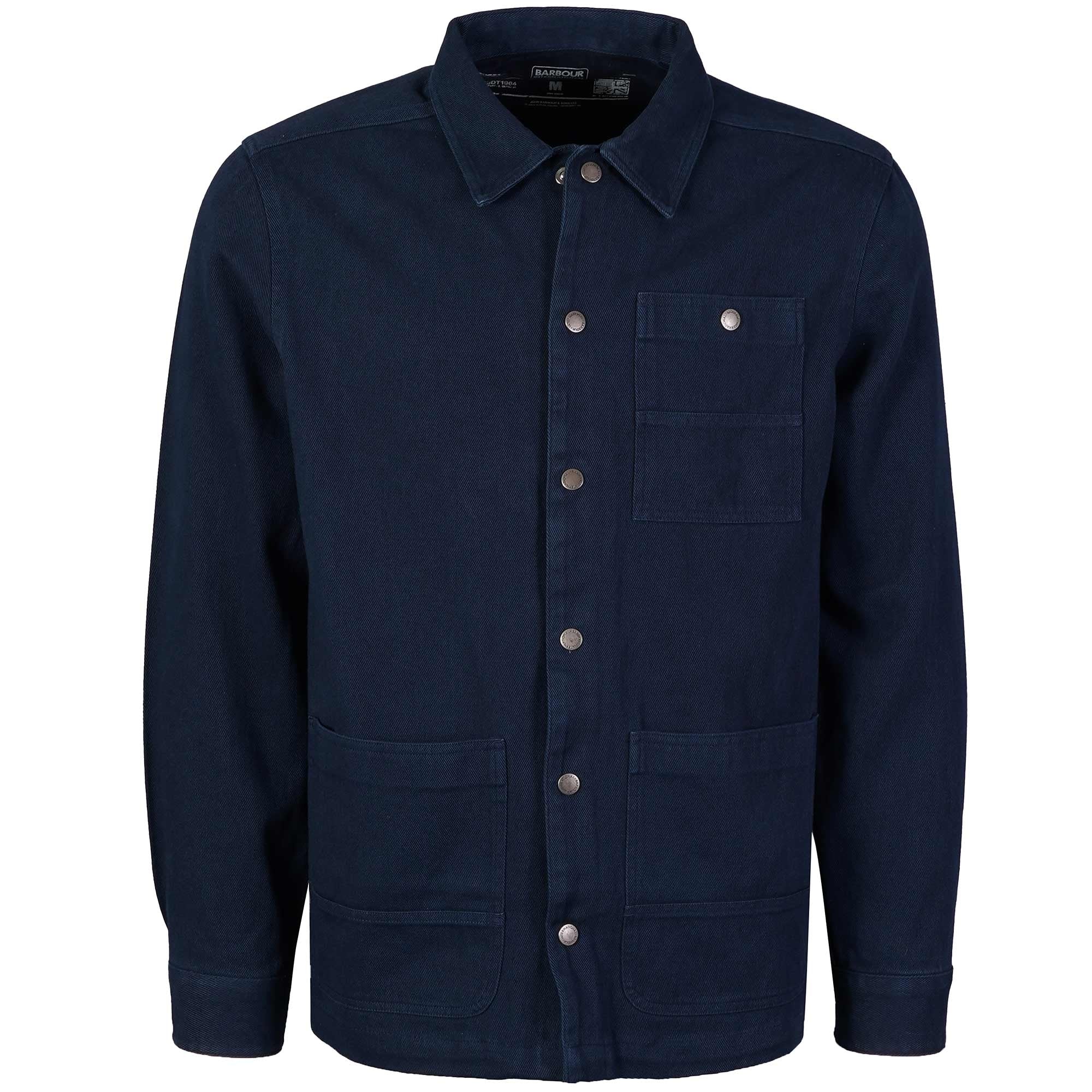 Barbour International Josh Overshirt - Dress Blue