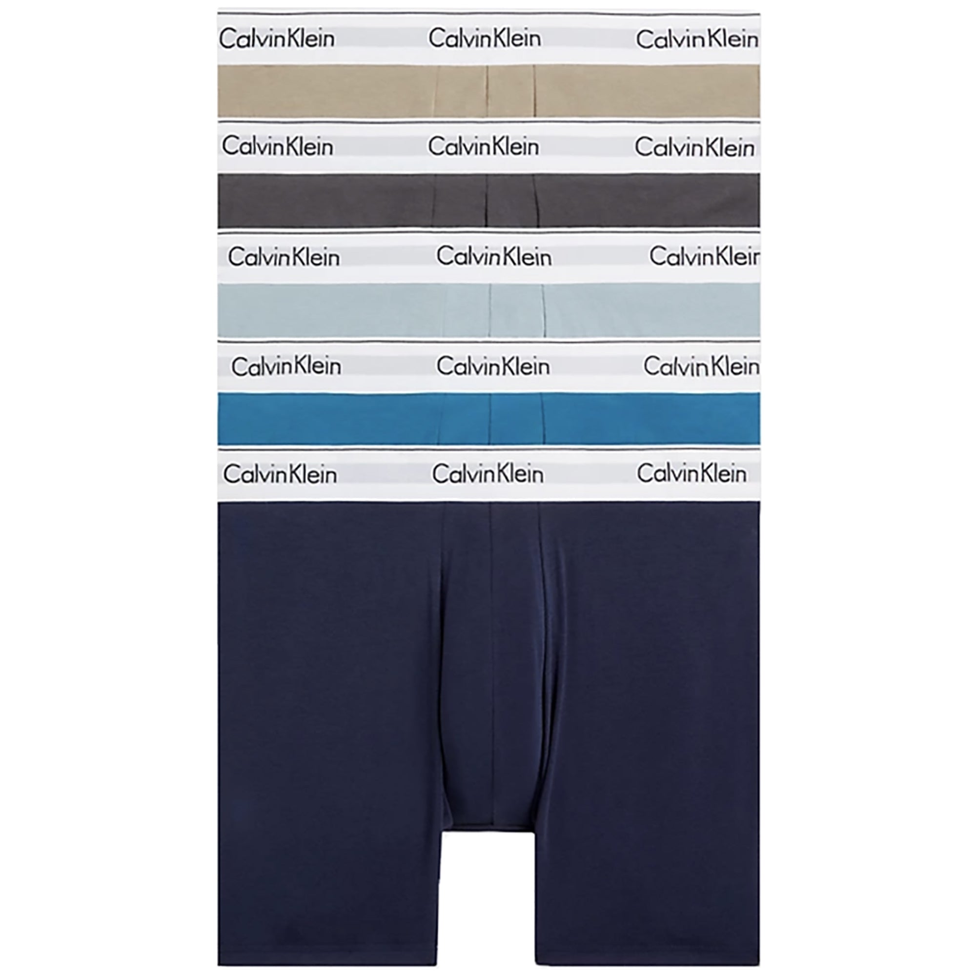 Calvin Klein 5 Pack Boxer Briefs - Multi