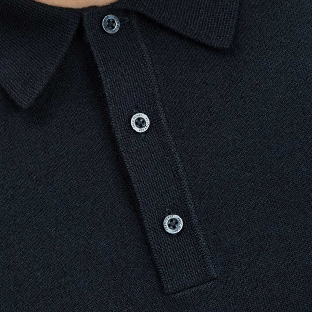 Fred Perry K7623 Classic Knitted Shirt - Navy