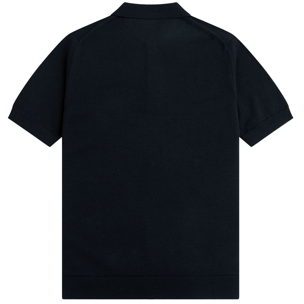 Fred Perry K7623 Classic Knitted Shirt - Navy
