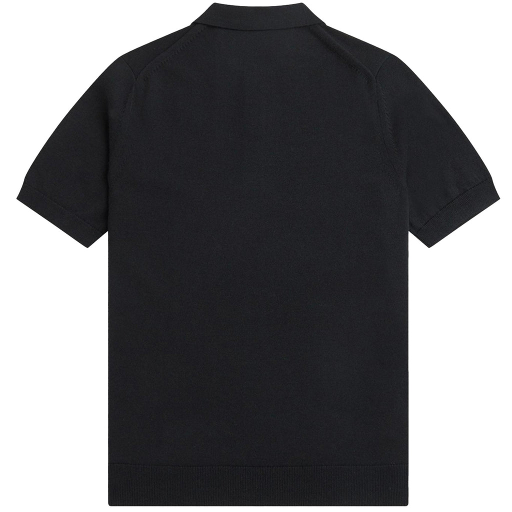 Fred Perry K7623 Classic Knitted Shirt - Black