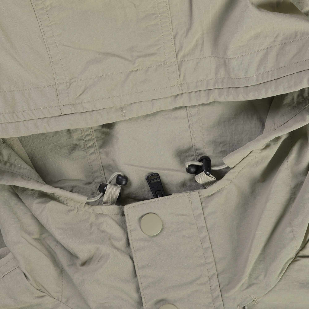 J7813 Cropped Parka Jacket - Warm Grey