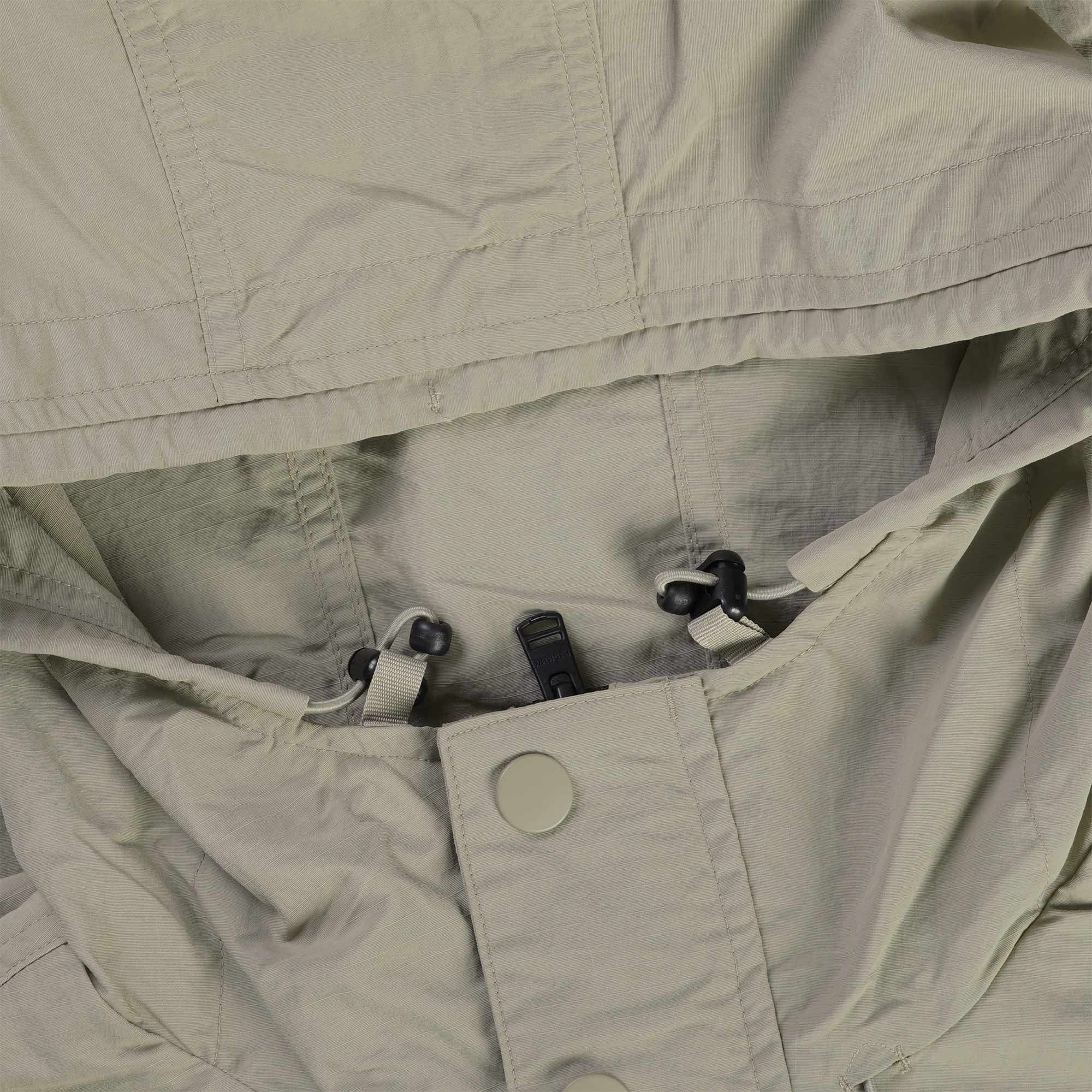 J7813 Cropped Parka Jacket - Warm Grey