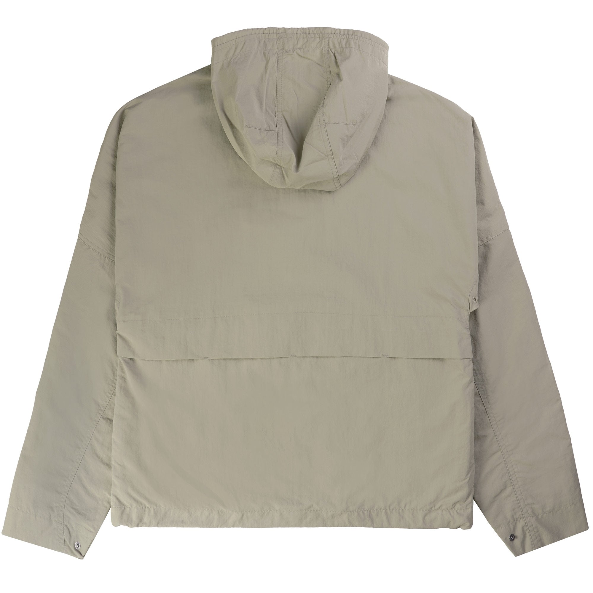 J7813 Cropped Parka Jacket - Warm Grey