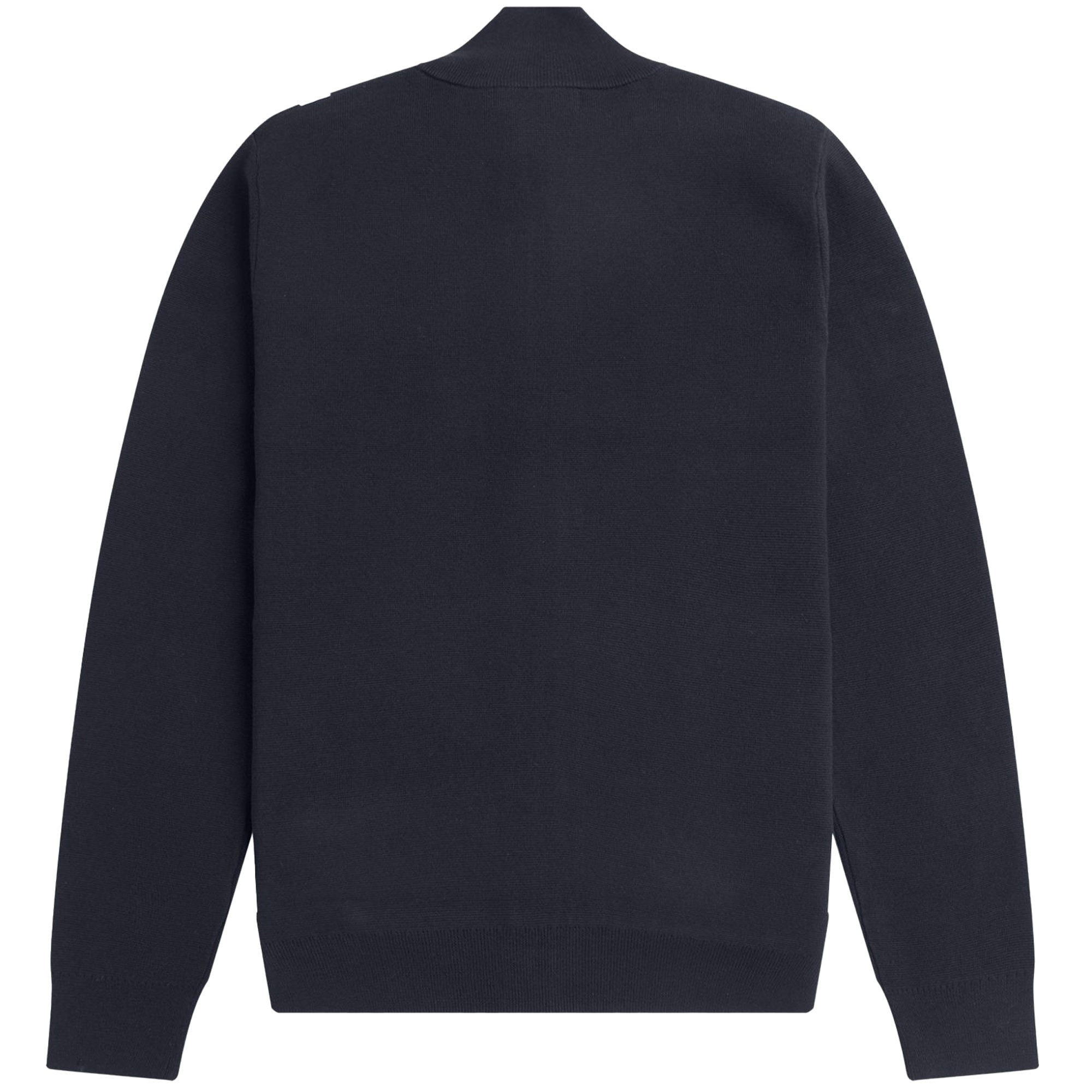 Fred Perry K7621 Striped Knitted Track Jacket - Navy