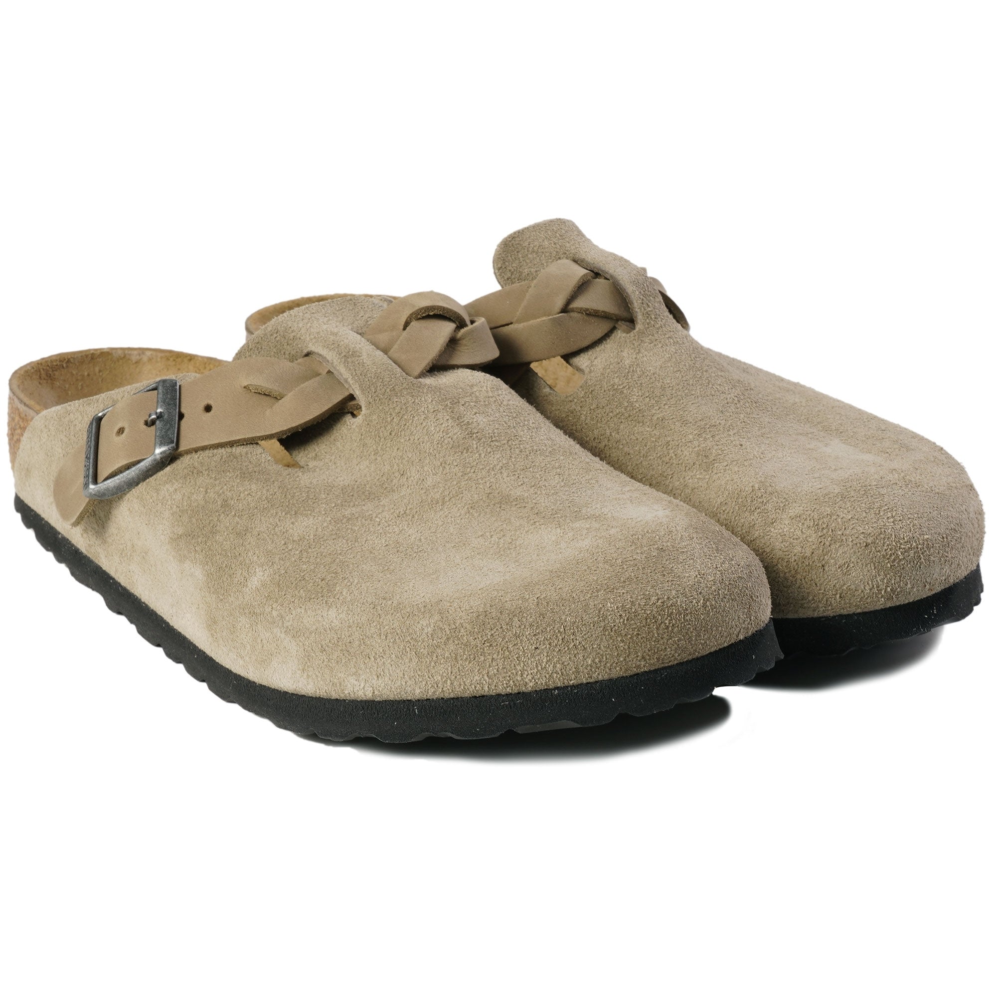 Birkenstock Womens Boston Braided - Taupe
