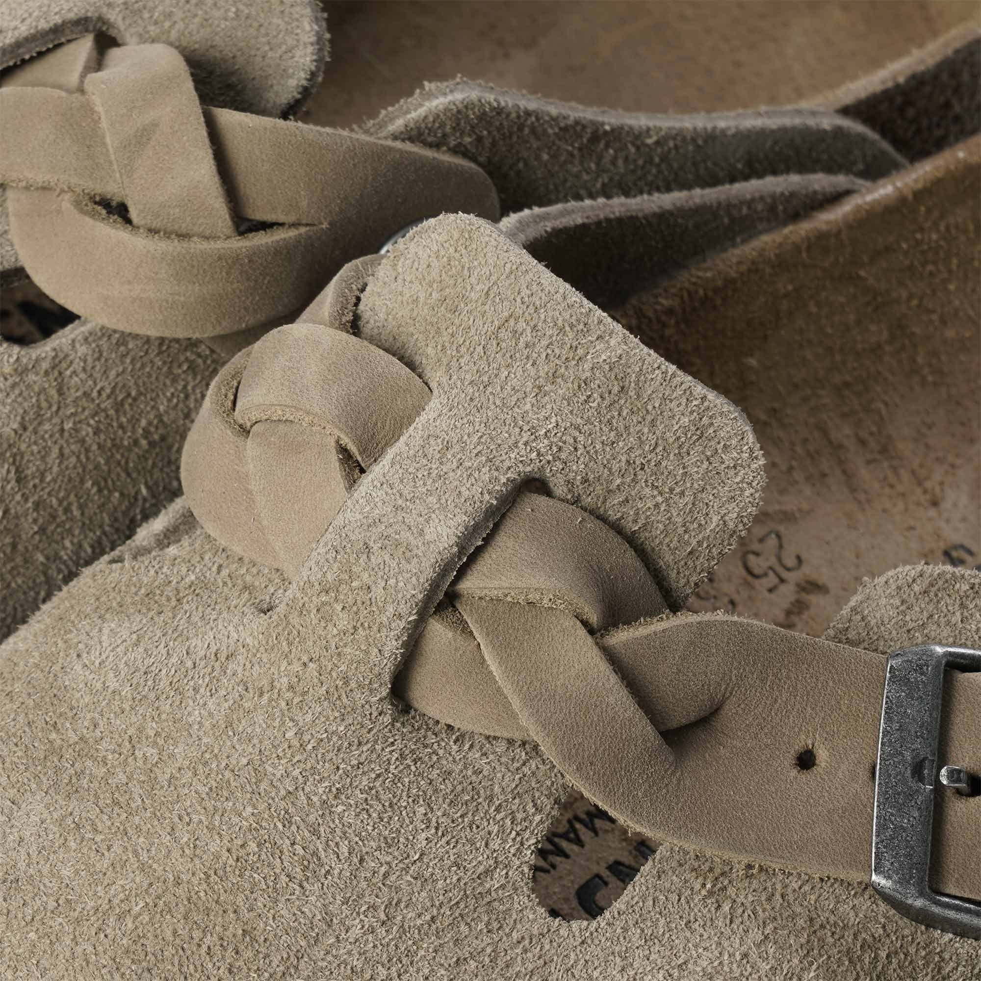 Birkenstock Womens Boston Braided - Taupe