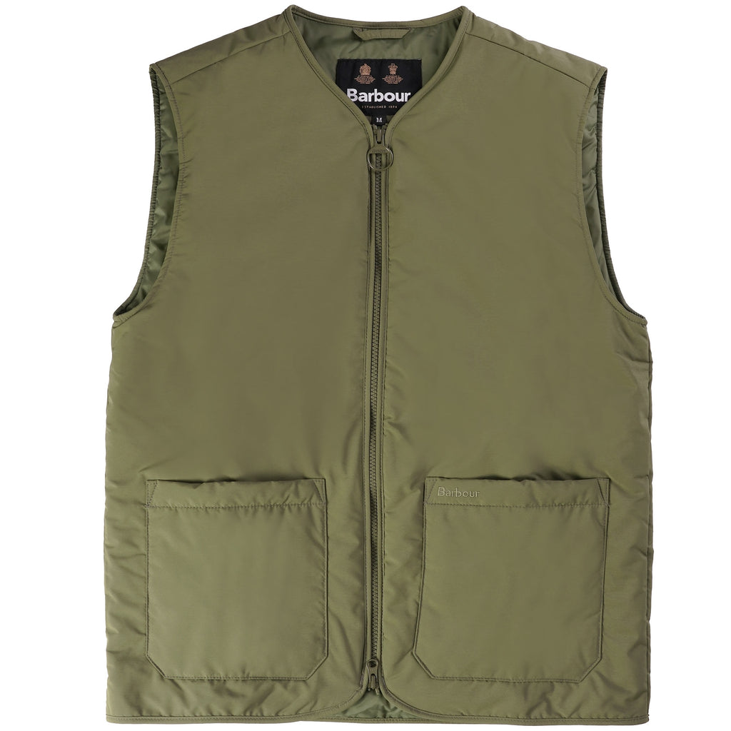 Barbour Harpen Gilet - Olive Green