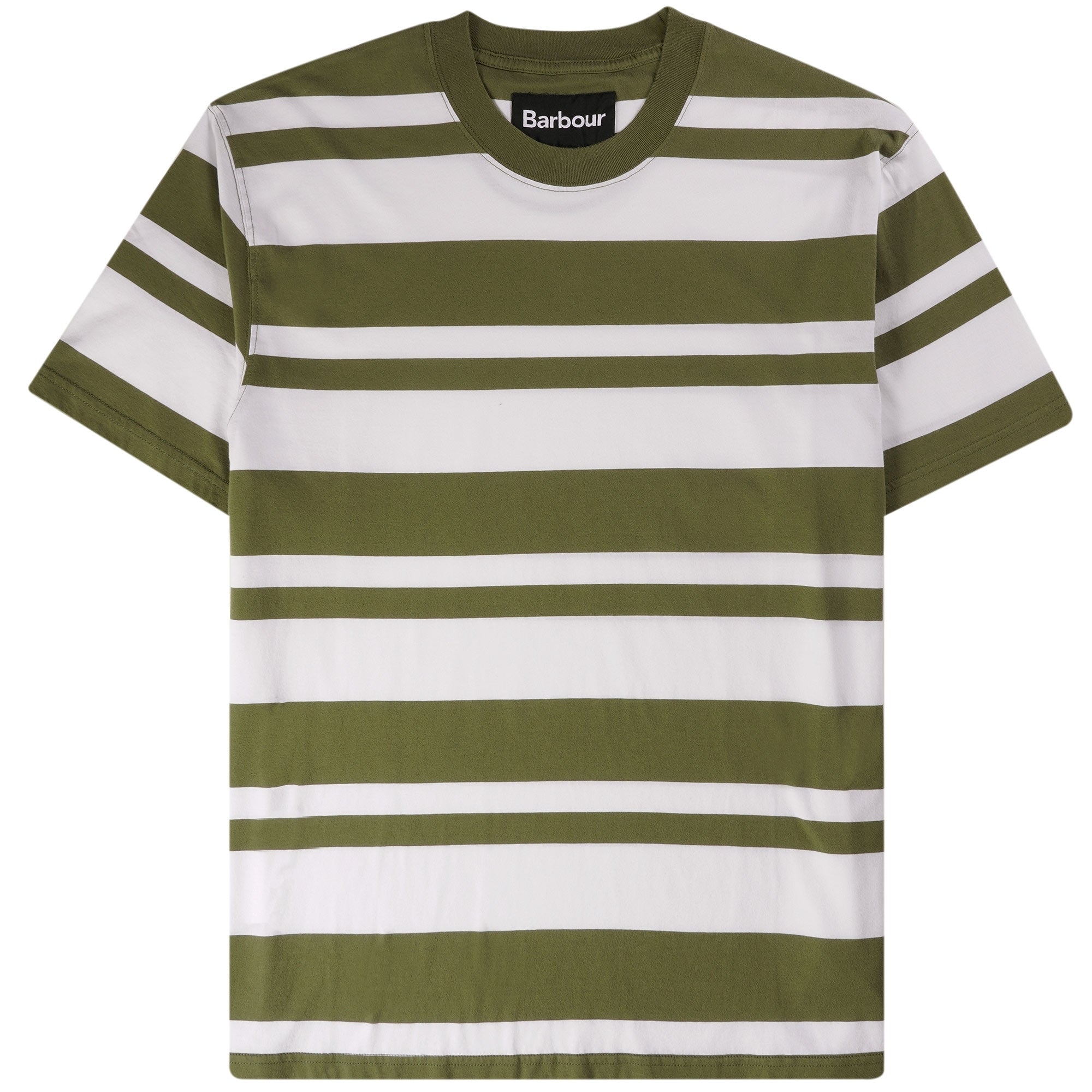 Barbour Friars Stripe T-Shirt - Olive Green