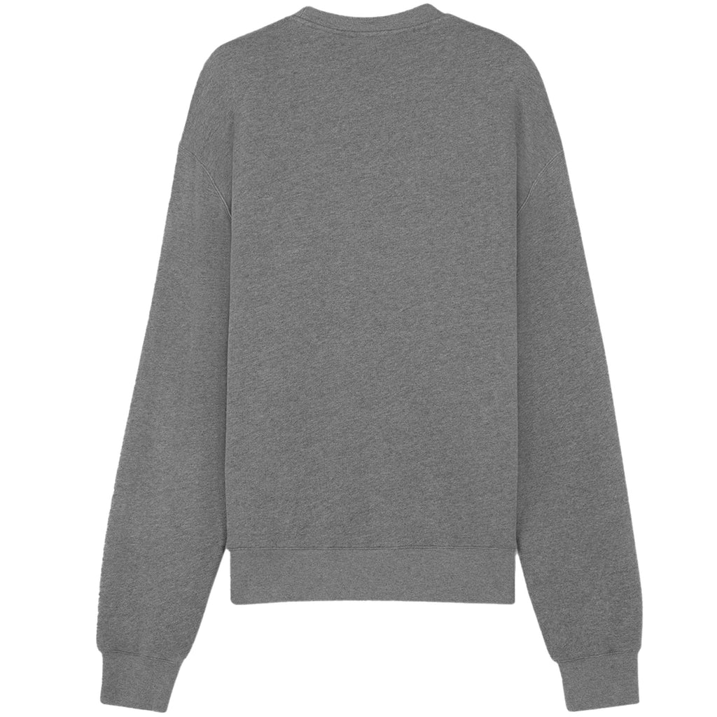 Maison Kitsune Fox Head Oversized Sweatshirt - Dark Grey