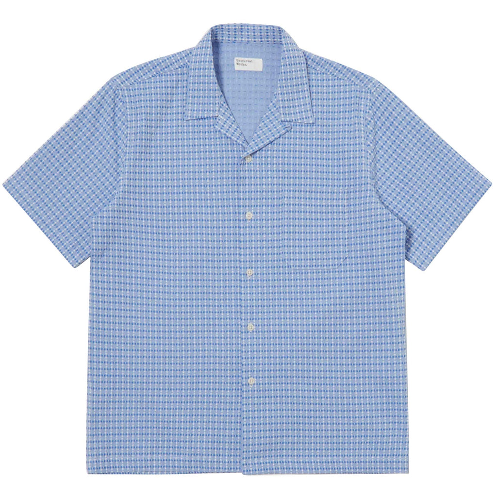 Universal Works Road Shirt - Blue Delos Cotton