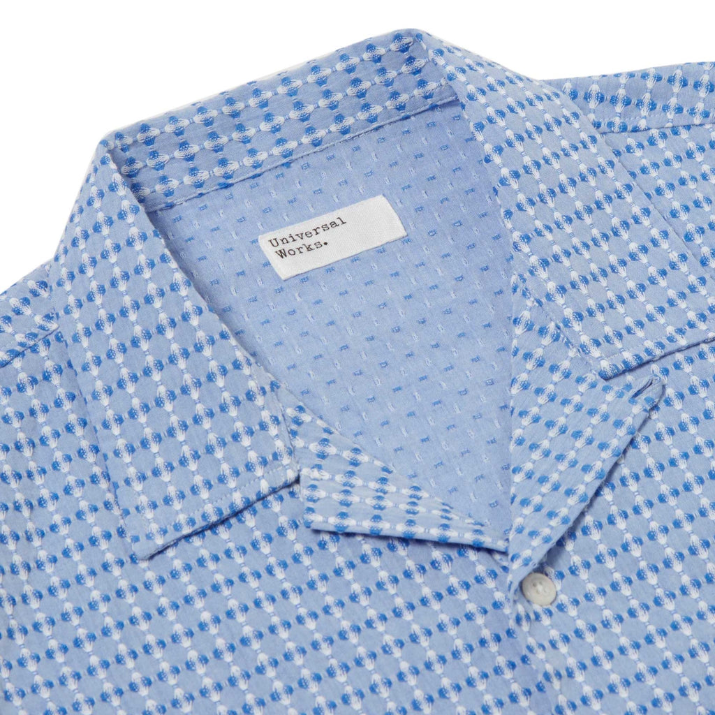 Universal Works Road Shirt - Blue Delos Cotton