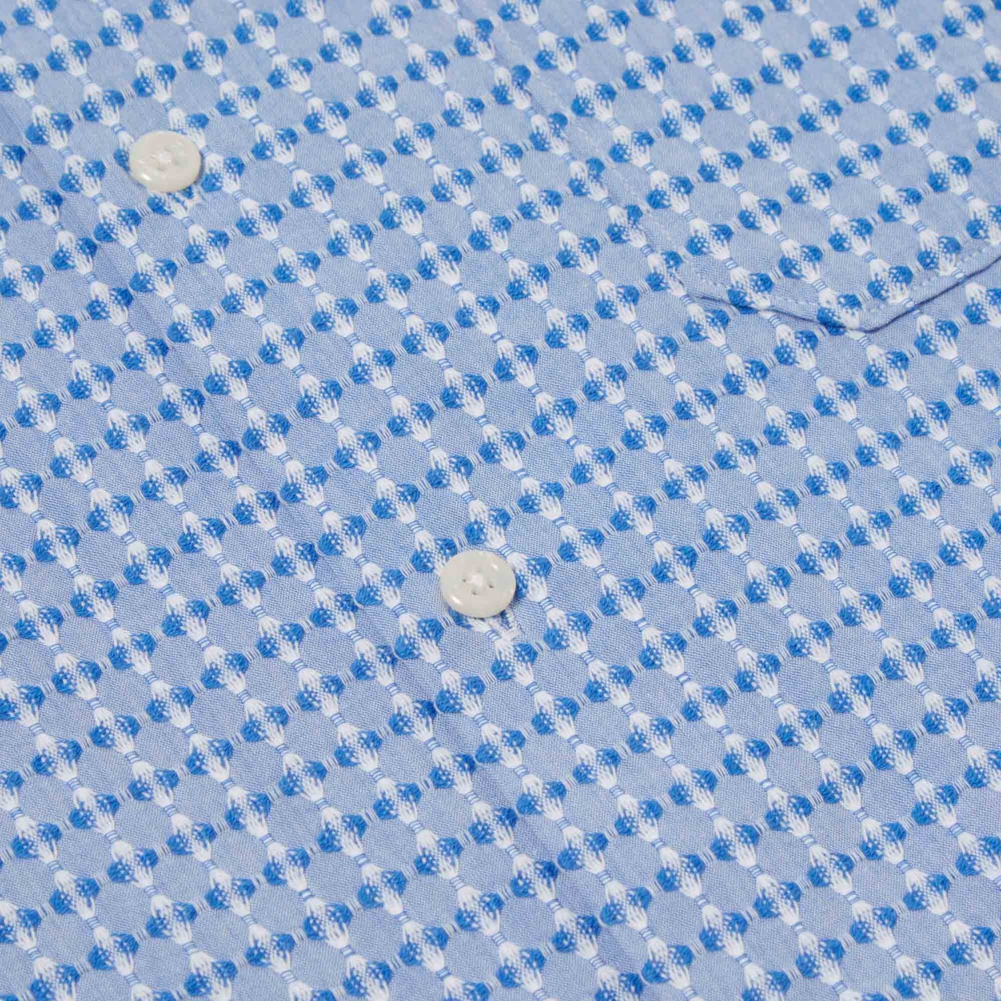 Universal Works Road Shirt - Blue Delos Cotton