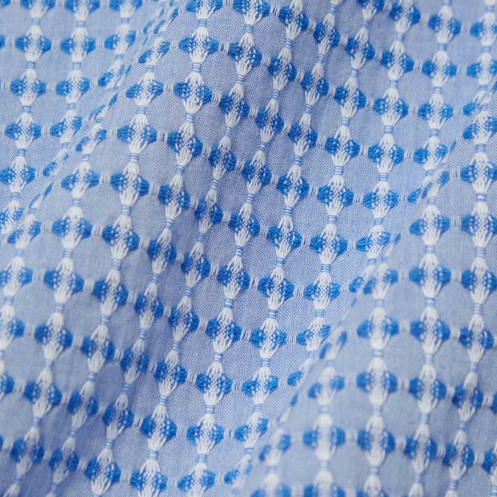 Universal Works Road Shirt - Blue Delos Cotton