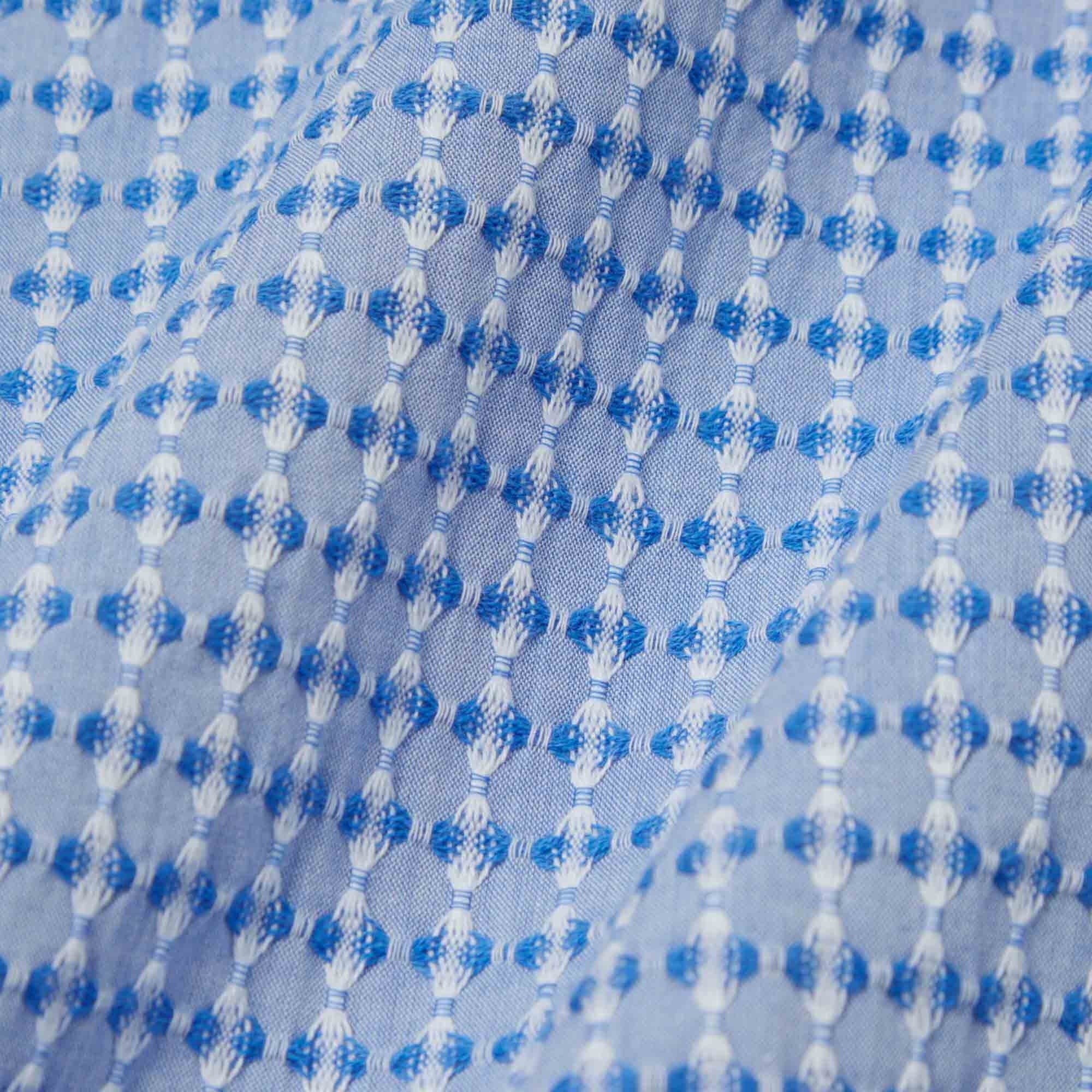 Universal Works Road Shirt - Blue Delos Cotton