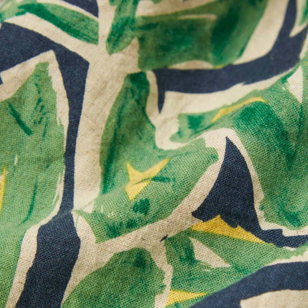 Universal Works Minari Shirt - Navy Artist Flower Lincot