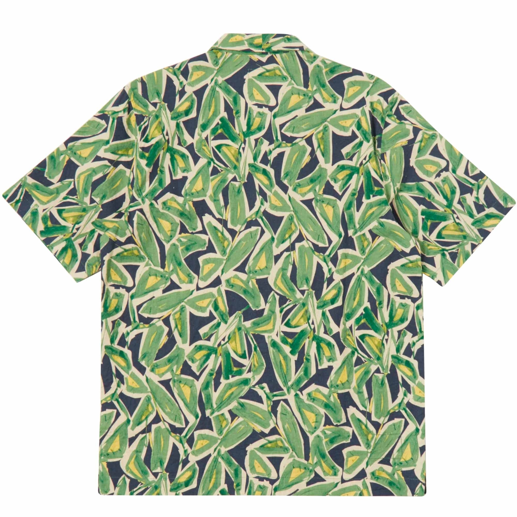 Universal Works Minari Shirt - Navy Artist Flower Lincot