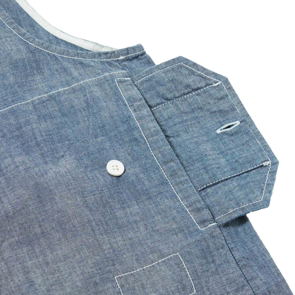 Universal Works Marine Gilet - Indigo Chambray