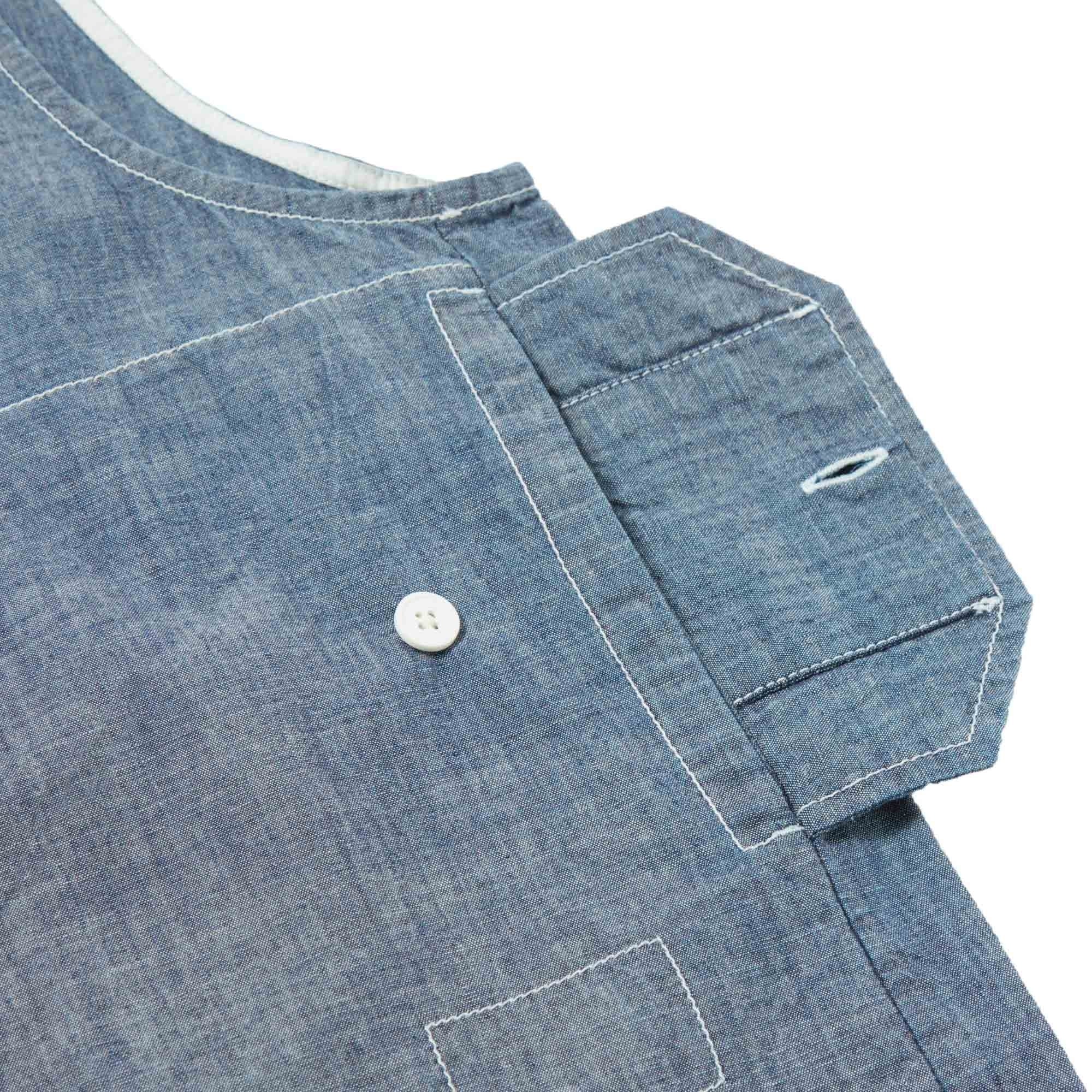 Universal Works Marine Gilet - Indigo Chambray