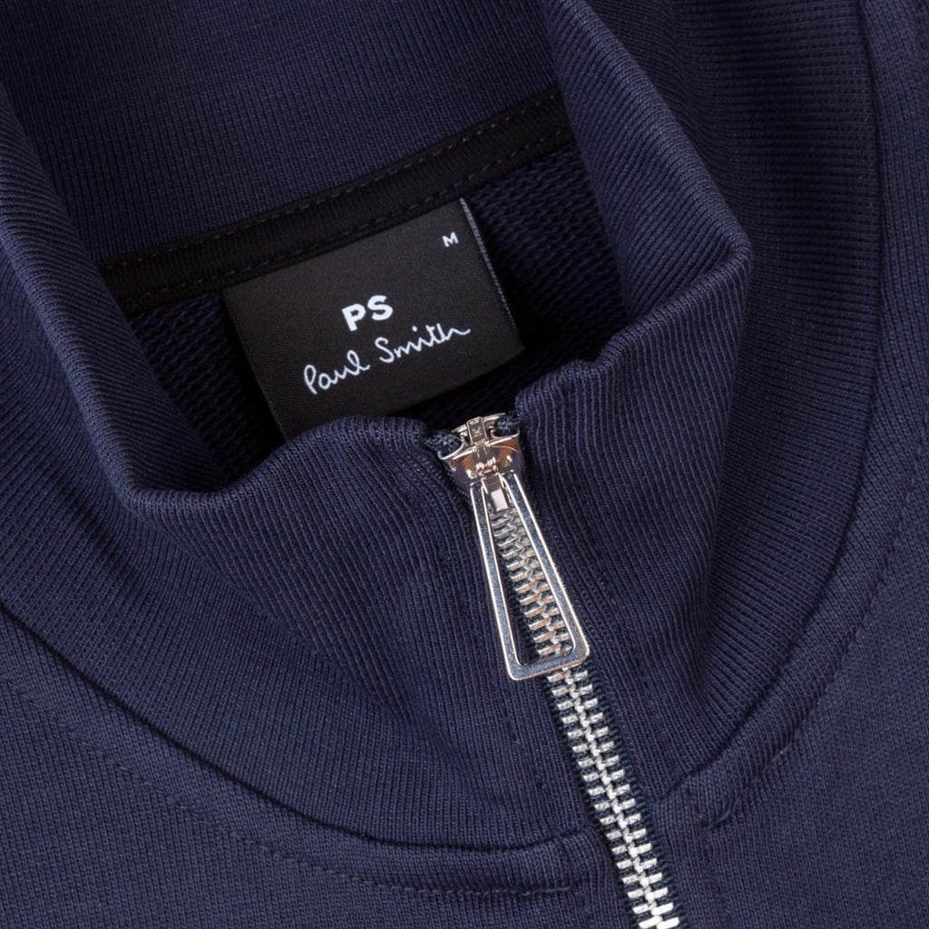 Paul Smith Zebra Zip Sweatshirt - Dark Navy