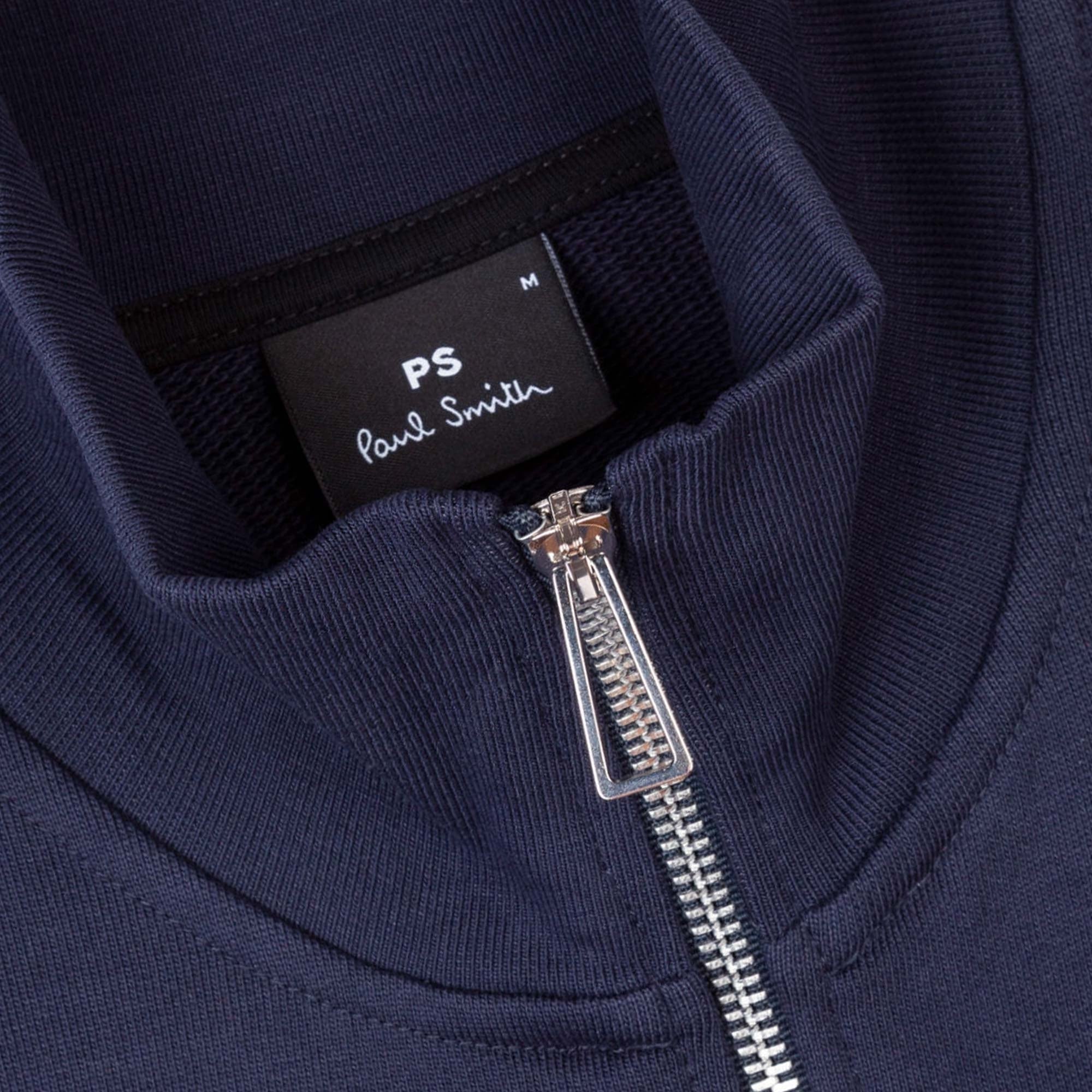 Paul Smith Zebra Zip Sweatshirt - Dark Navy