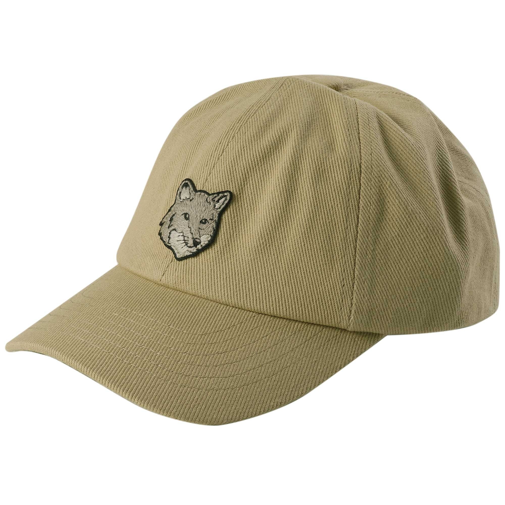 Maison Kitsune Bold Fox Head Cap - Canvas