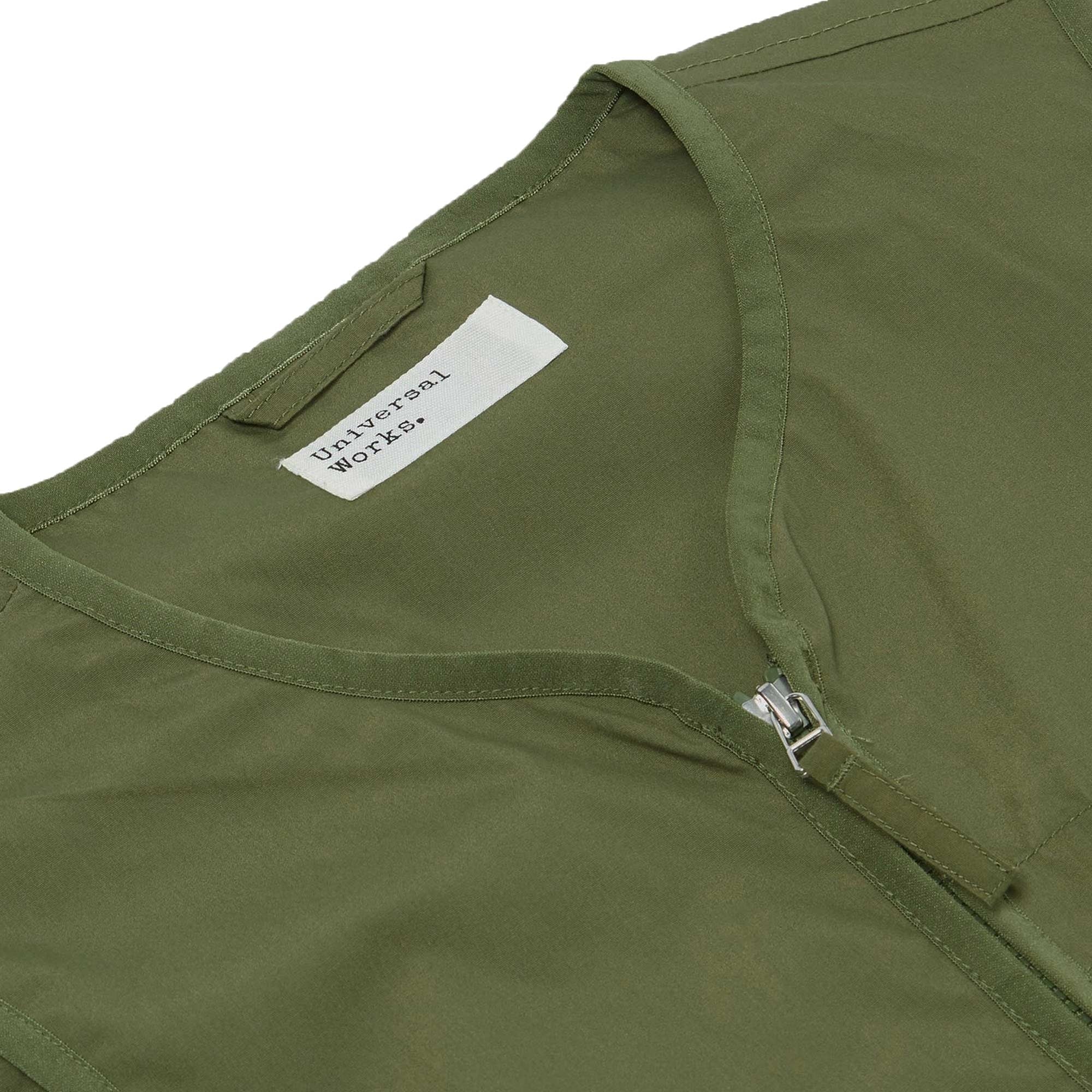 Universal Works Parachute Liner Gilet - Olive