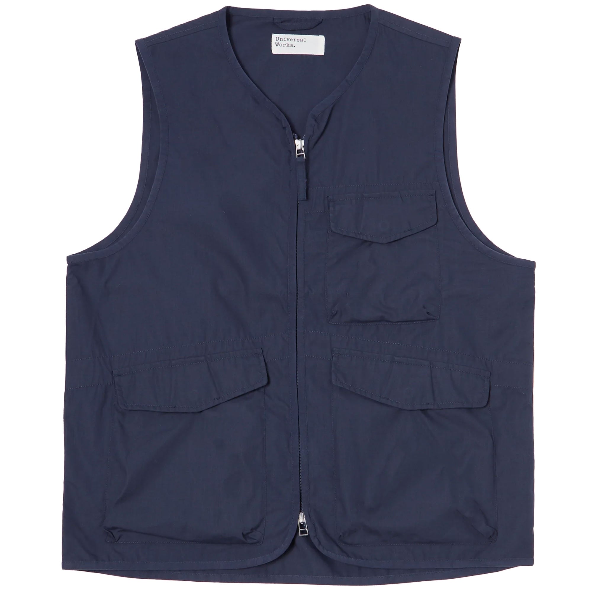 Universal Works Parachute Liner Gilet - Navy