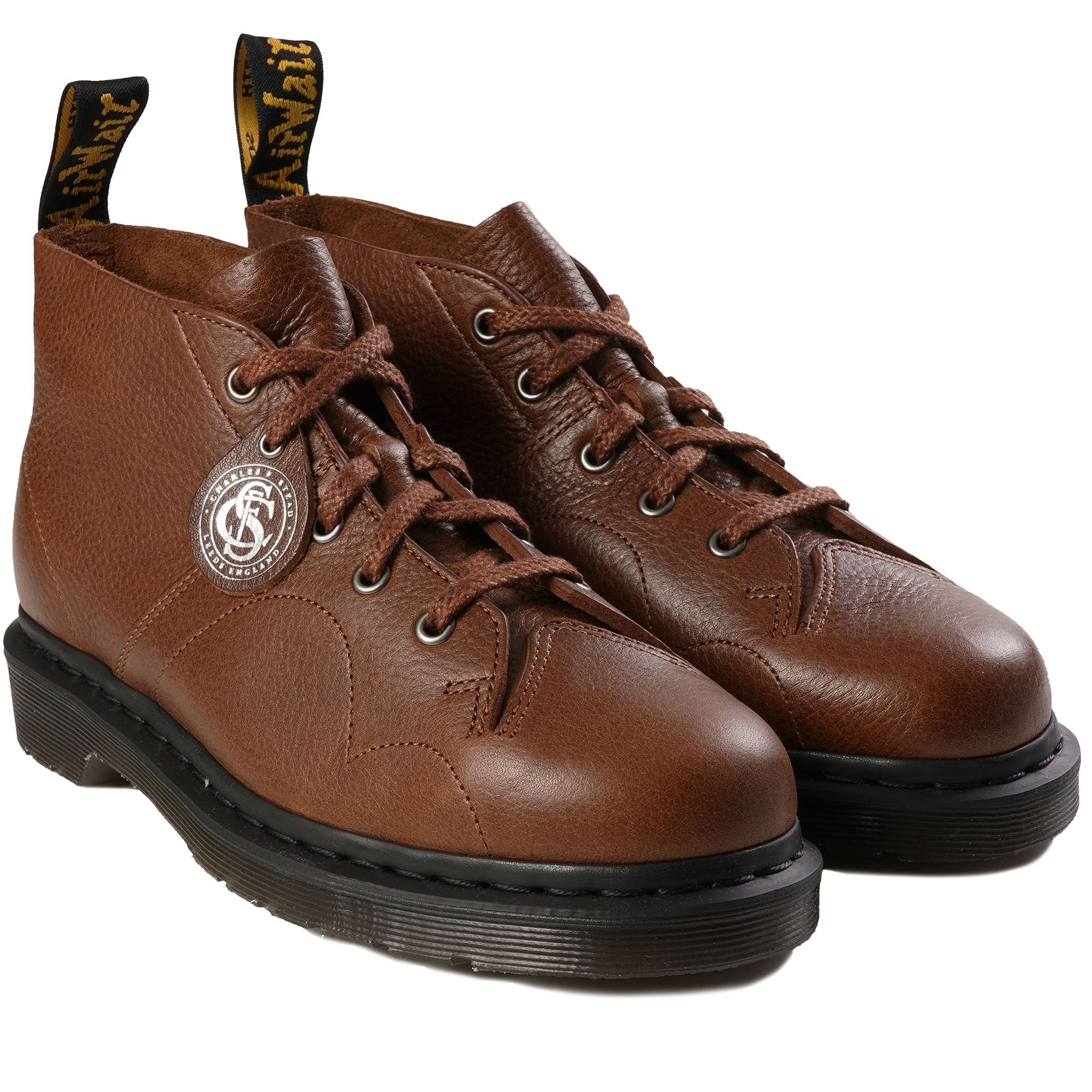 Dr. Martens Buckingham Church Monkey Boots - Brown