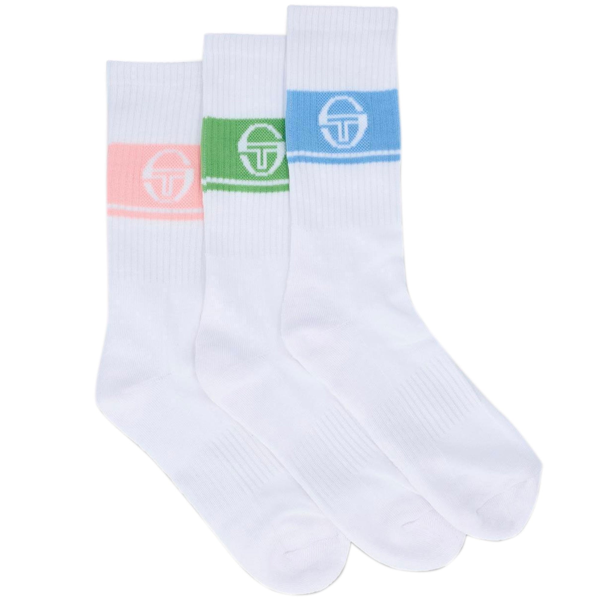 Sergio Tacchini Koos Socks - White and Seashell