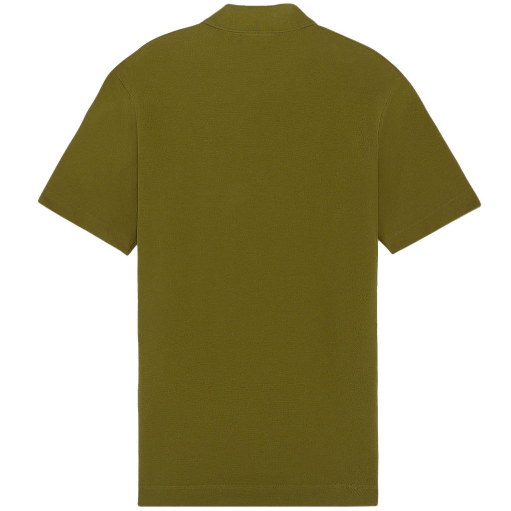 Maison Kitsune Bold Fox Head Patch Polo - Khaki