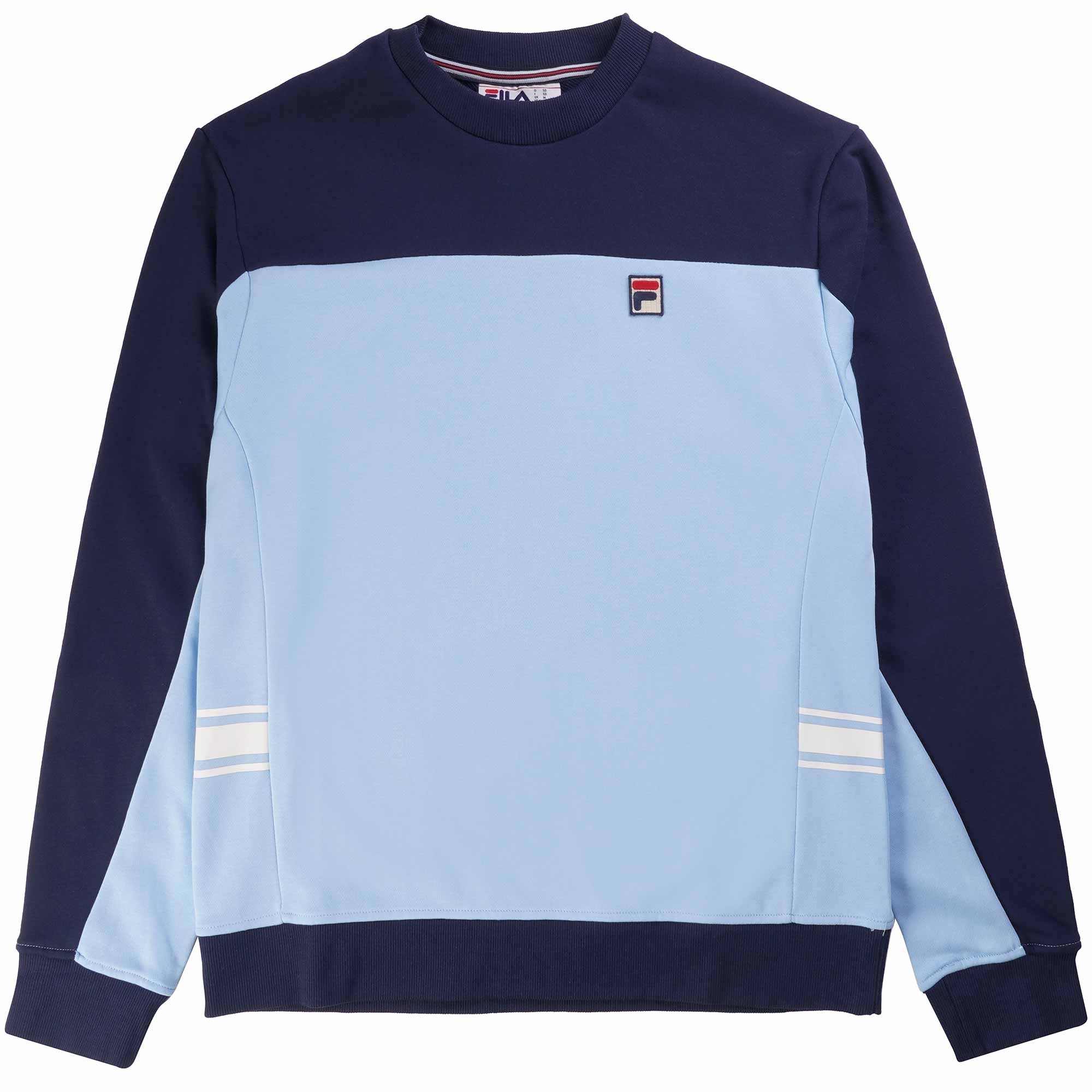 Fila Vintage Matt Colour Block Sweatshirt - Blue Bell