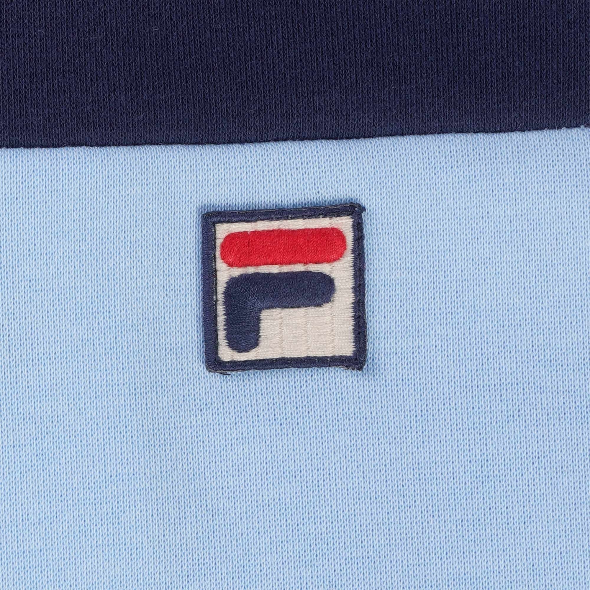 Fila Vintage Matt Colour Block Sweatshirt - Blue Bell