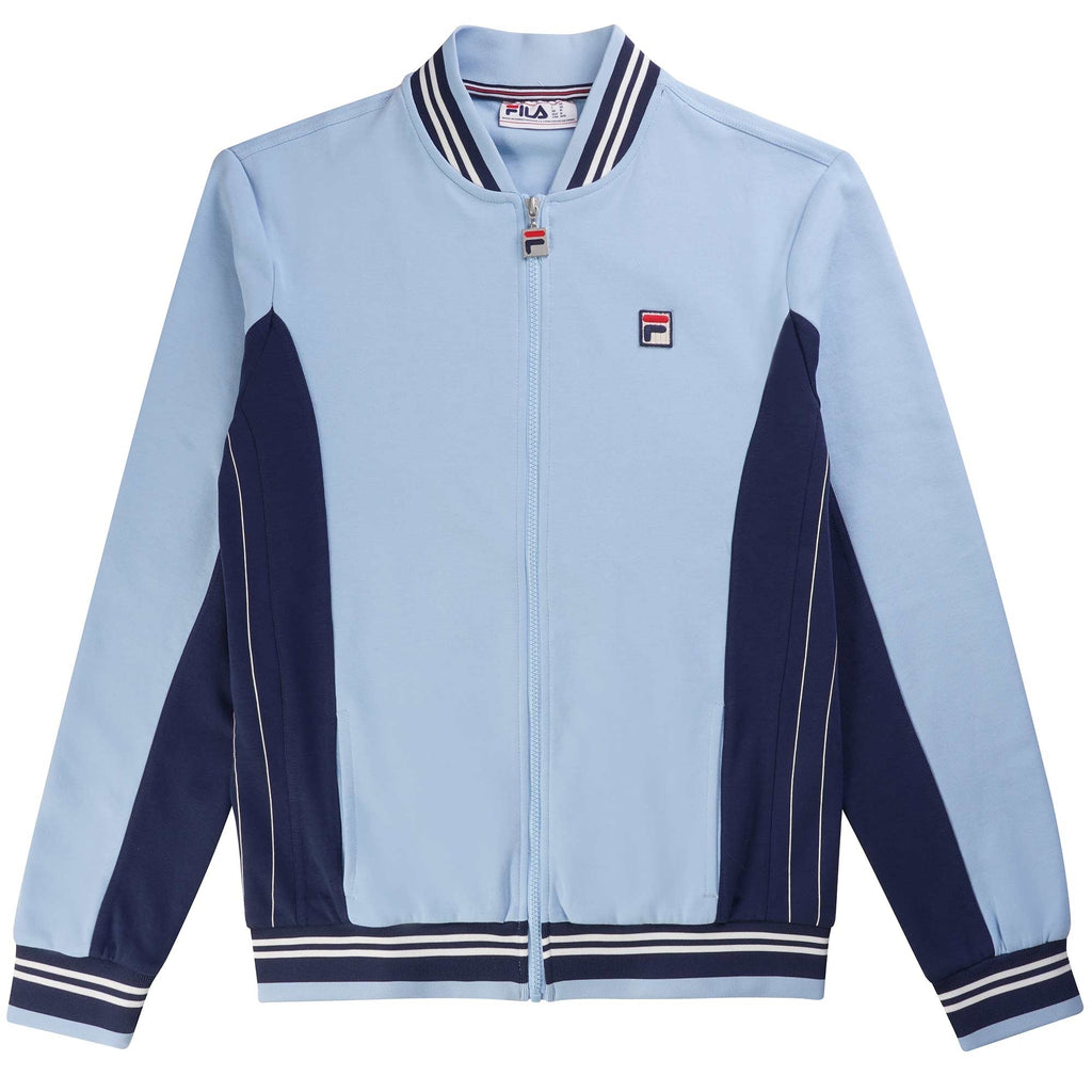Fila Vintage Settanta Baseball Track Jacket - Blue Bell