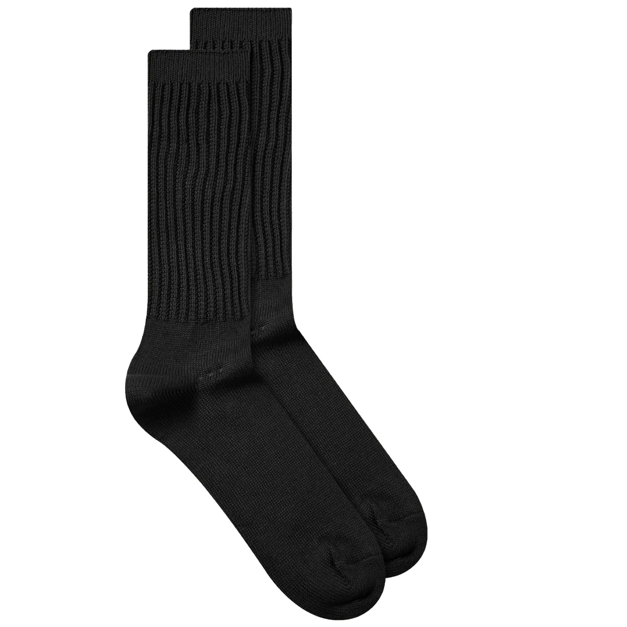 Anonymous Ism Tack Rib Crew Socks - Black