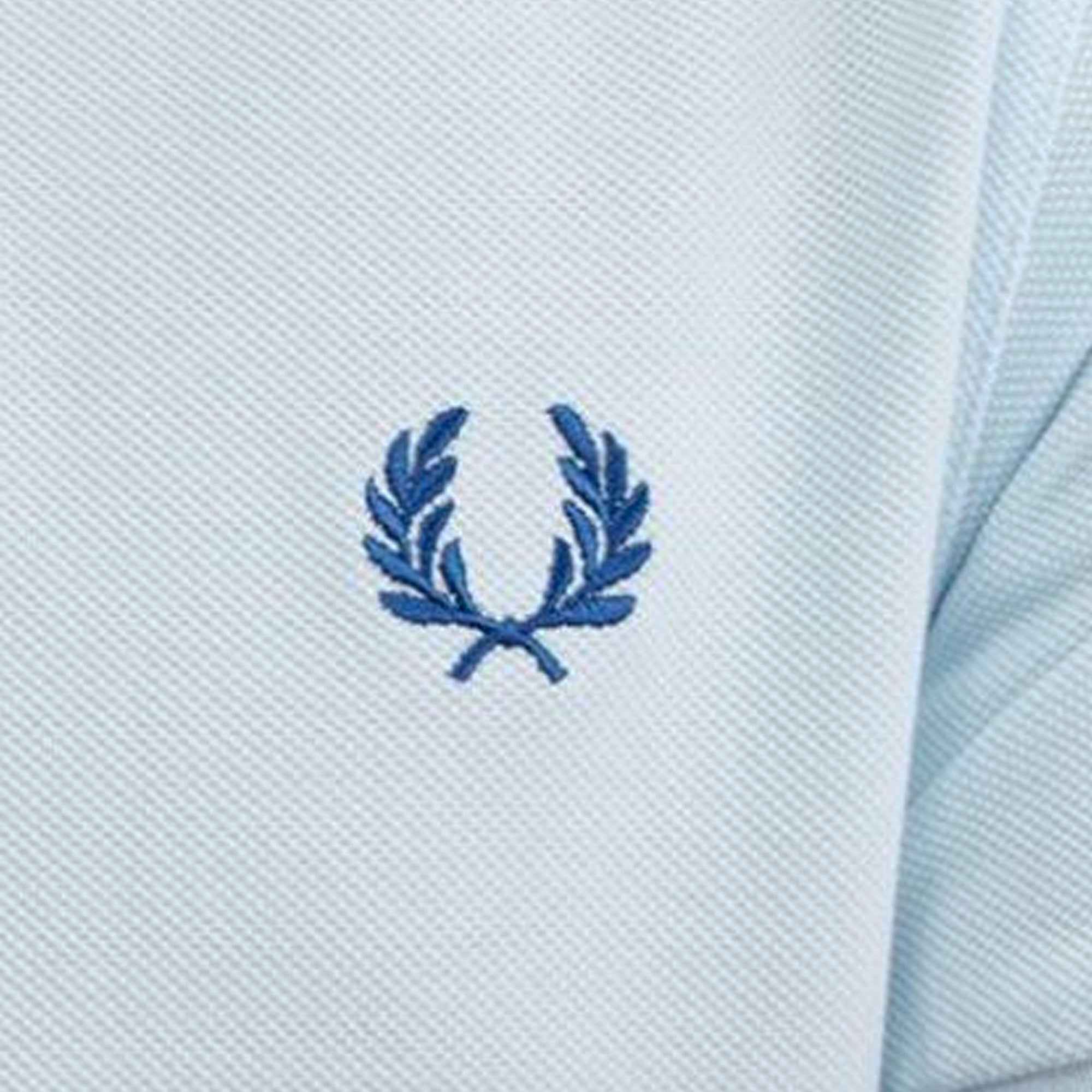 Fred Perry M3600 Twin Tipped Polo Shirt - Light Ice