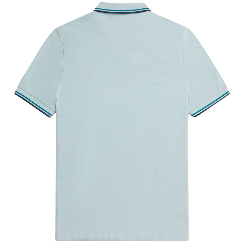 Fred Perry M3600 Twin Tipped Polo Shirt - Light Ice