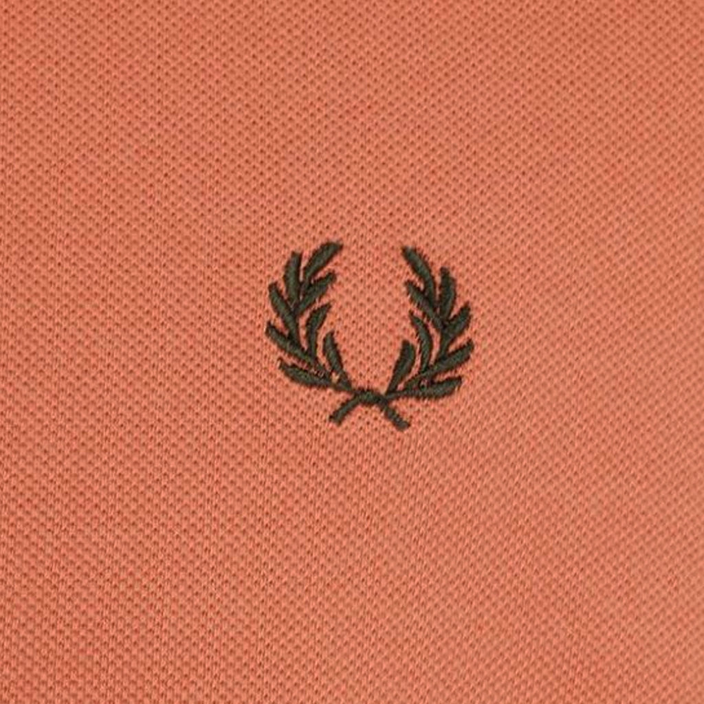Fred Perry M3600 Twin Tipped Polo Shirt - Light Rust