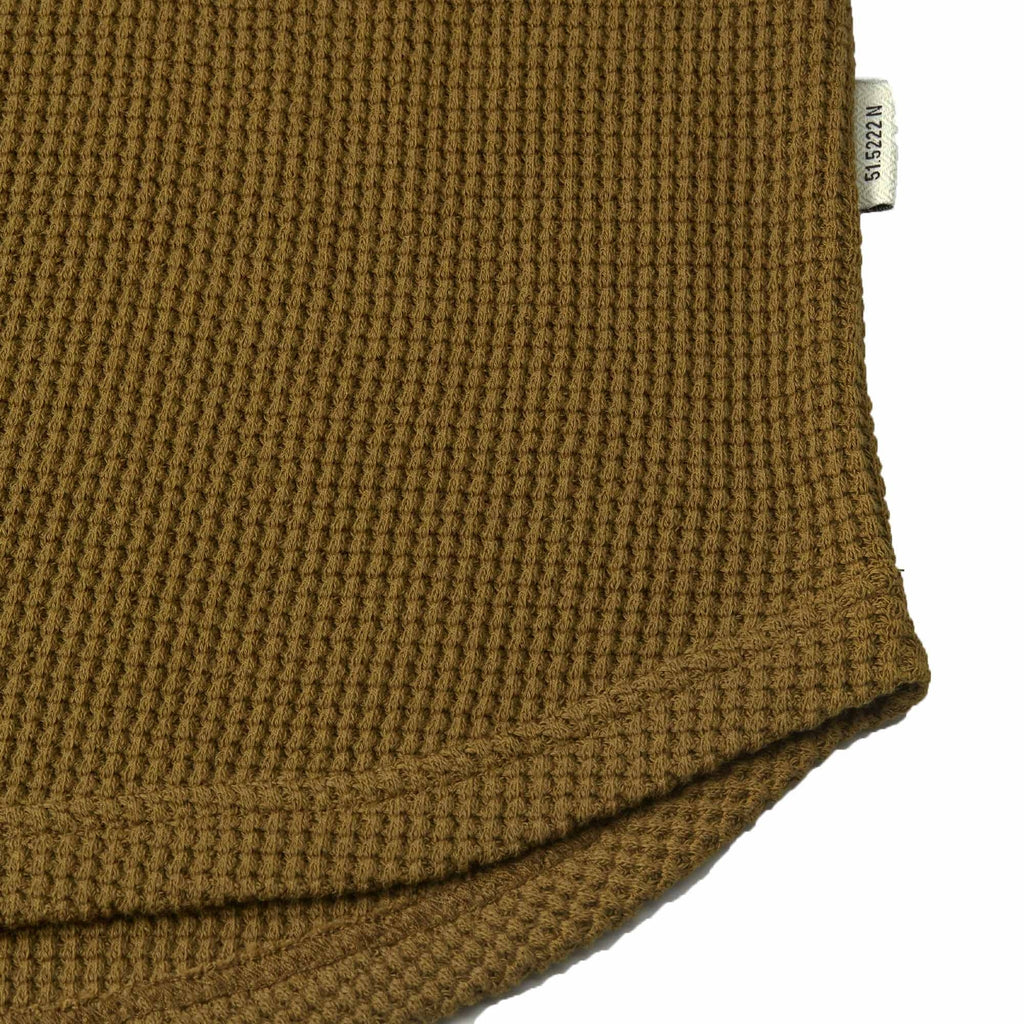 Oliver Spencer Austell Short Sleeve Polo Shirt - Barton Tobacco Brown