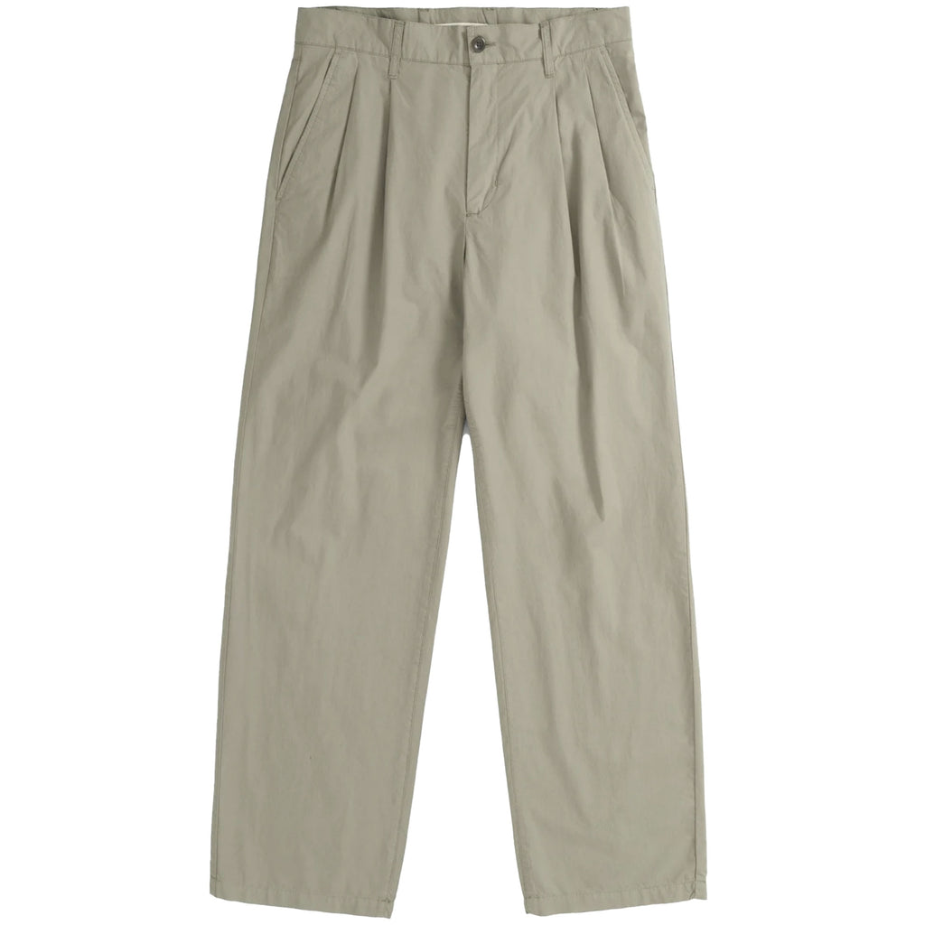 Norse Projects Benn Relaxed Typewriter Pleated Trousers - Clay